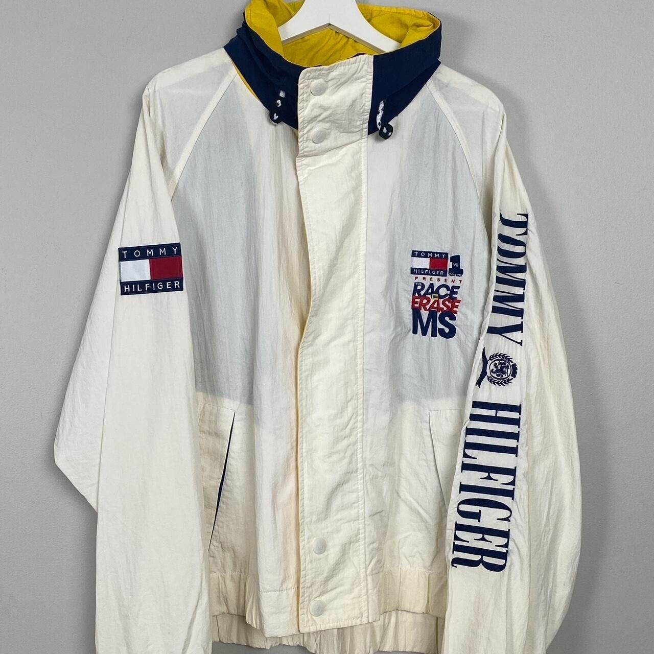 Tommy Hilfiger Vintage Tommy Hilfiger Sailing Hooded Jacket Size US XL / EU 56 / 4 - 1 Thumbnail