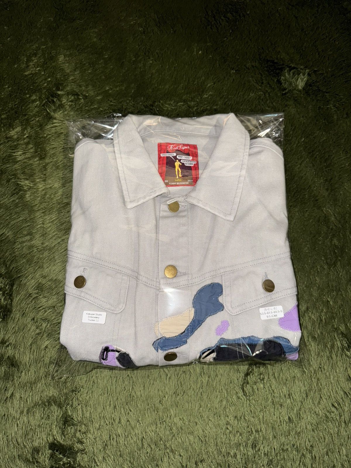 KidSuper [L] KIDSUPER Studios 23AW Embroidered Trucker Jacket Size US L / EU 52-54 / 3 - 12 Thumbnail