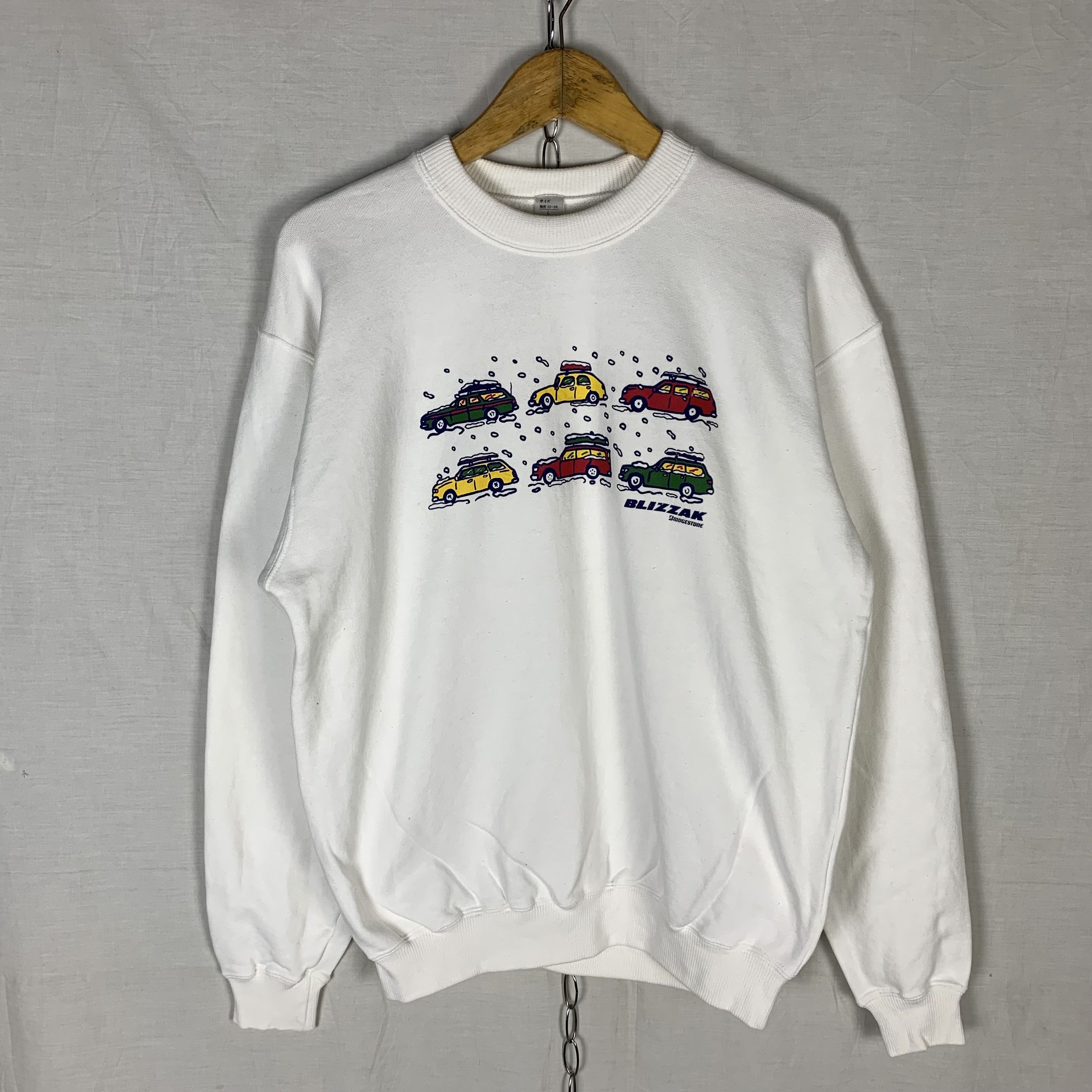Japanese Brand Vintage Blizzak Bridgestone Sweatshirt Crewneck Size US M / EU 48-50 / 2 - 1 Thumbnail