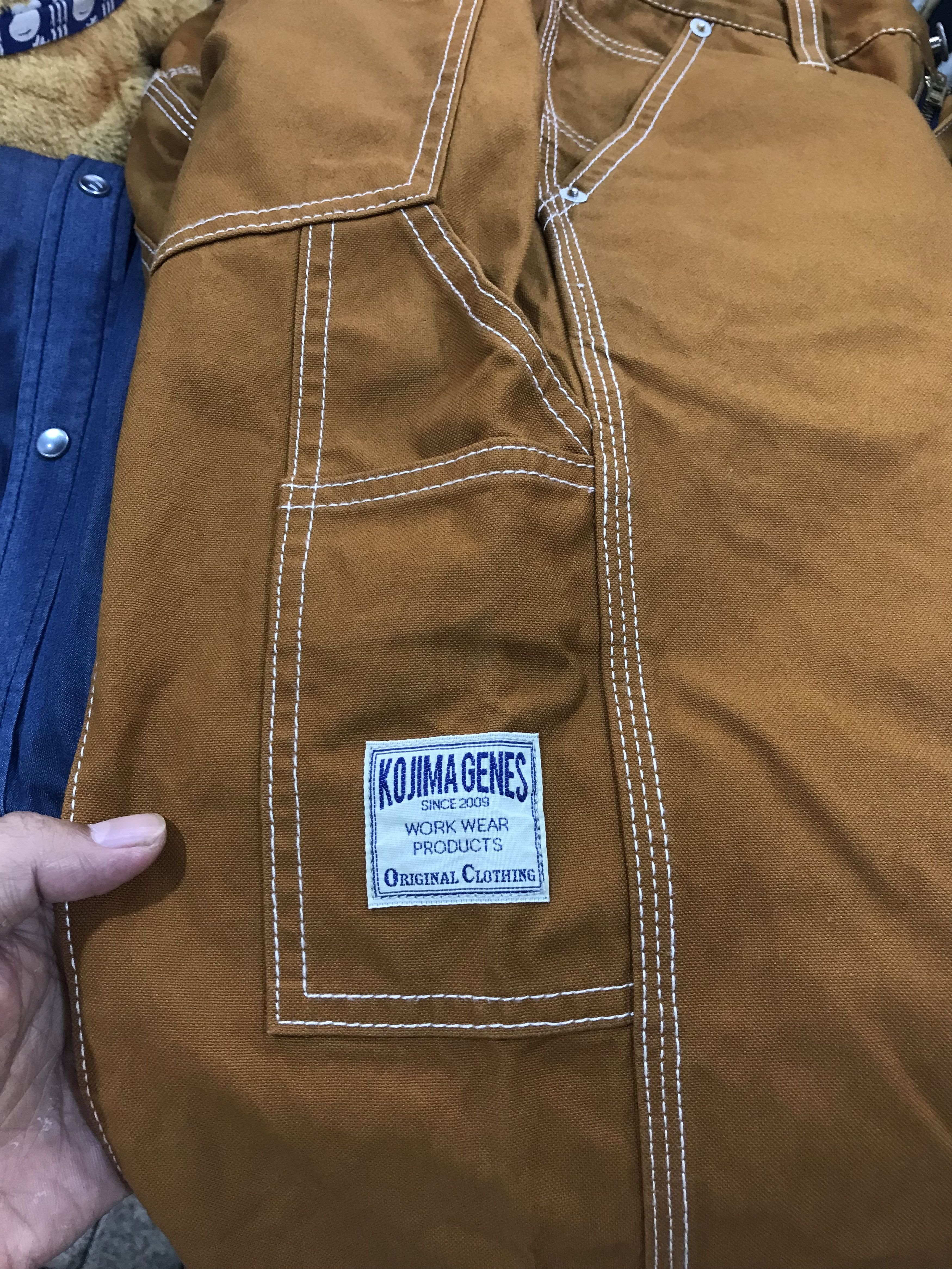 KOJIMA GENES Kojima Genes 2 Colour Carpenter Denim Pants Size US 31 - 7 Thumbnail