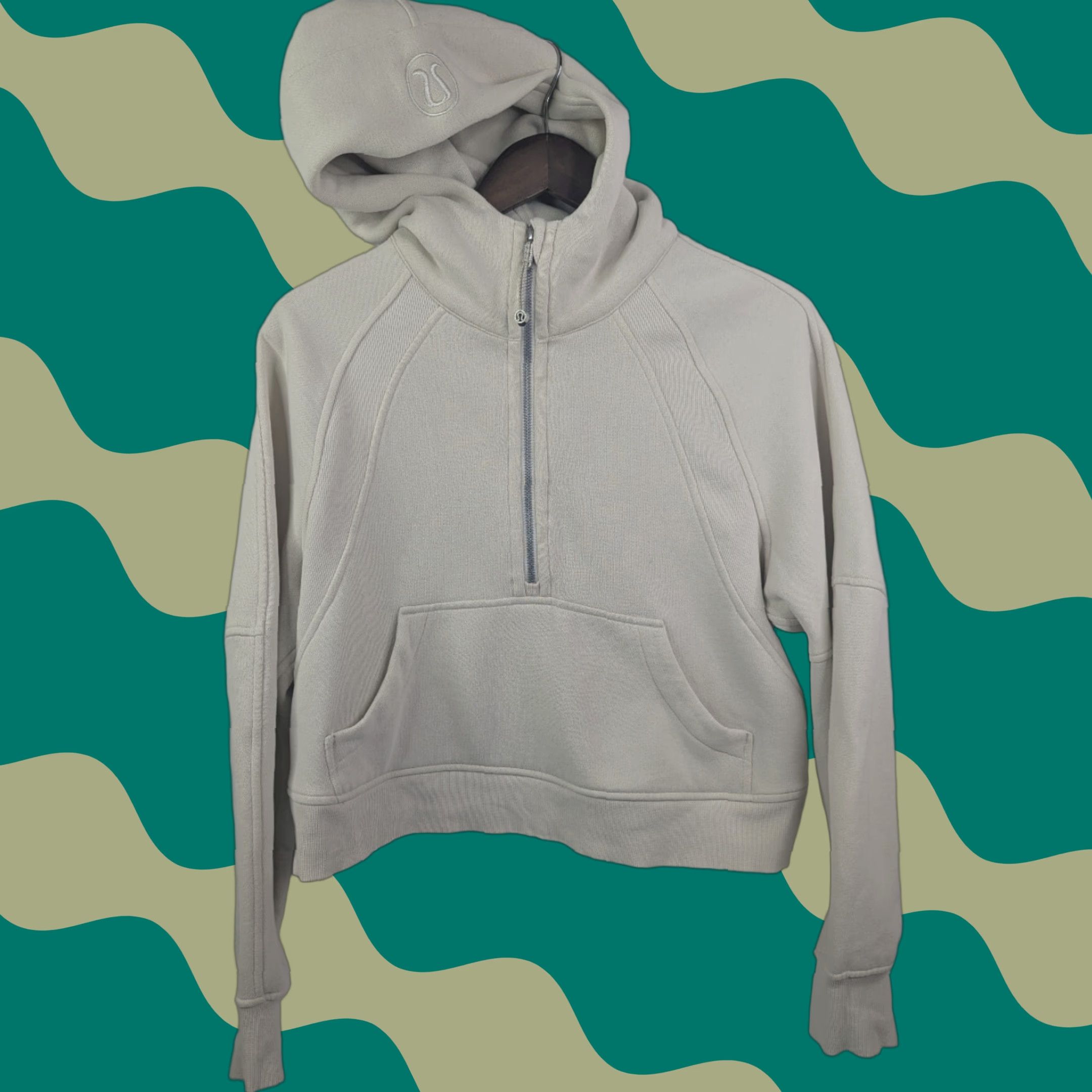 Lululemon Lululemon Scuba Hoodie XS/S Women’s Beige Oversized Zip Pullover Size XS / US 0-2 / IT 36-38 - 1 Thumbnail