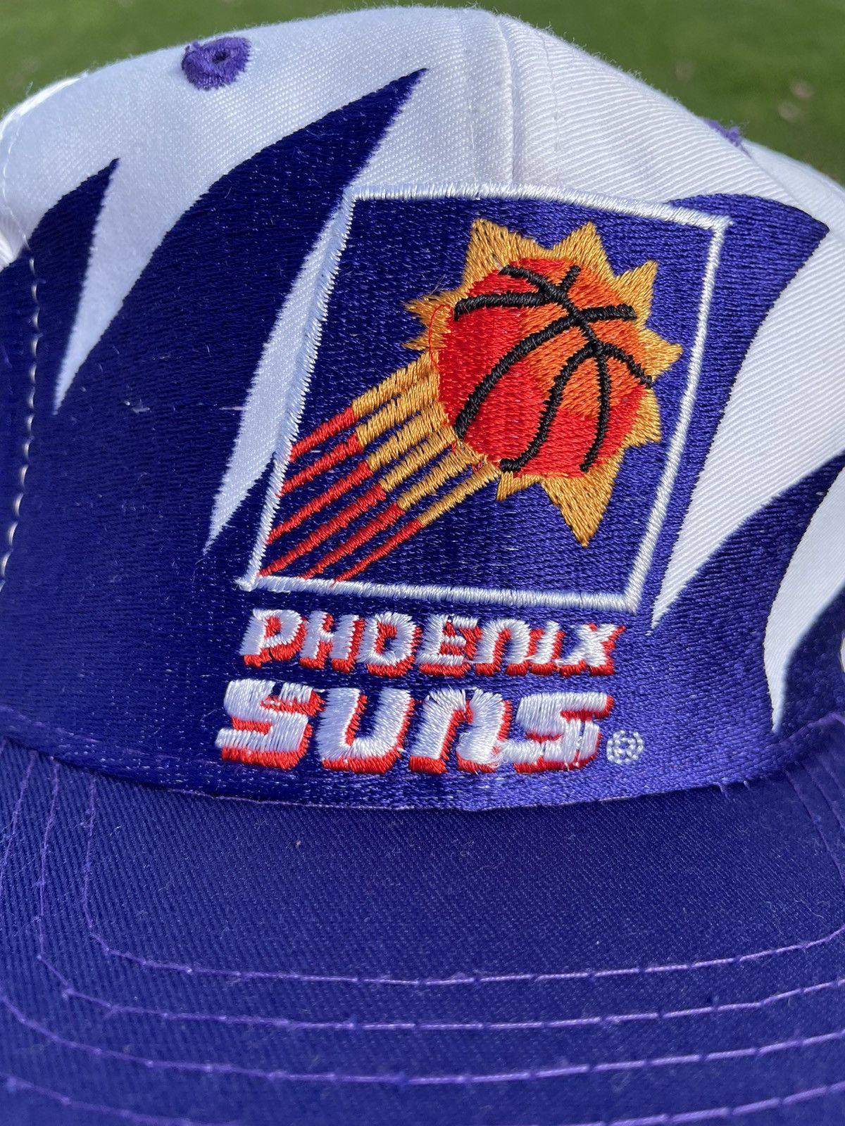 Logo Athletic Vintage Logo Athletic NBA Phoenix Suns Sharktooth Hat 1990s Size ONE SIZE - 4 Thumbnail