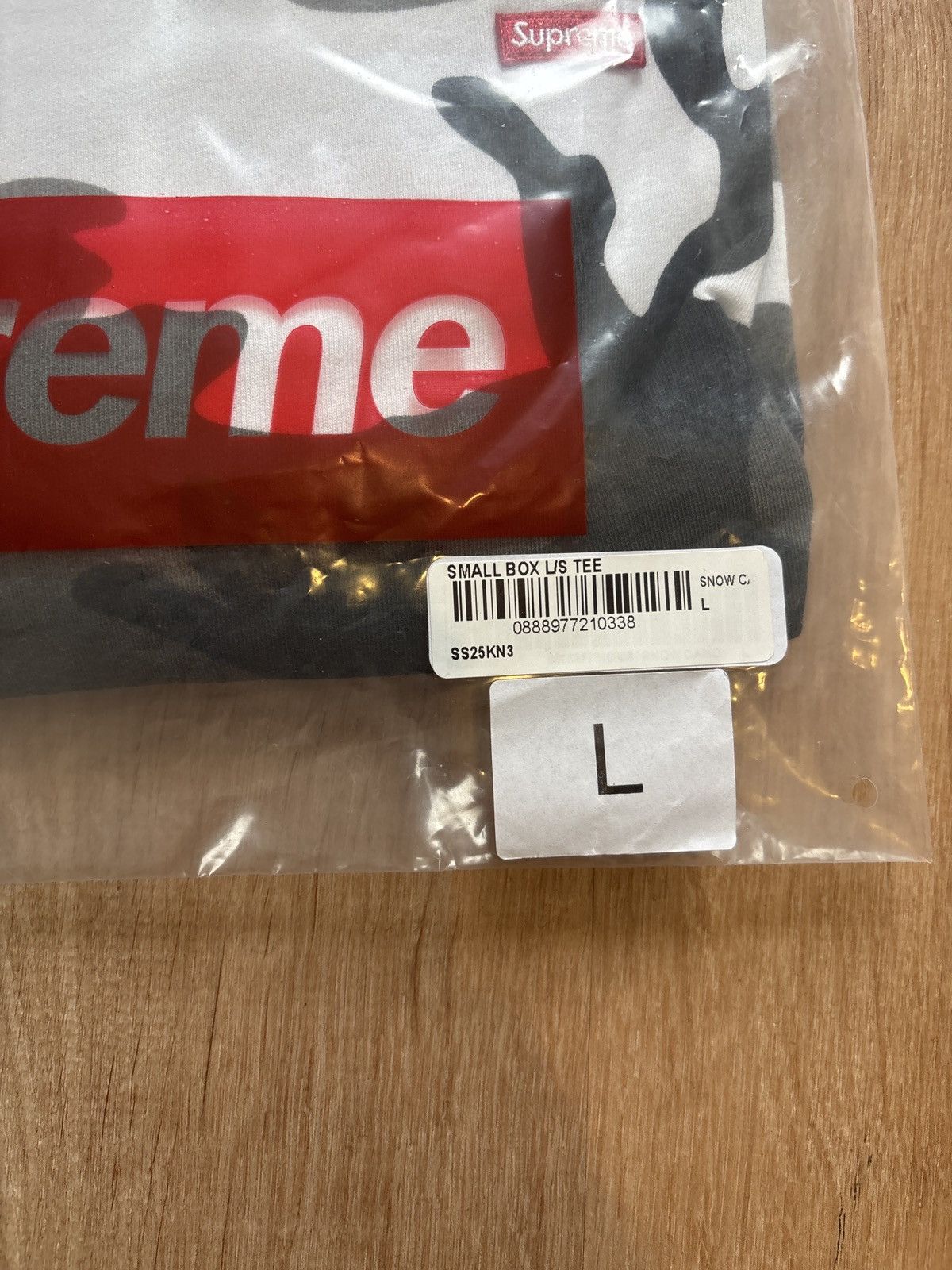 Supreme Supreme Small Box L/S Tee Snow Camo Men’s Size L SS25 Week 1 Size US L / EU 52-54 / 3 - 2 Thumbnail
