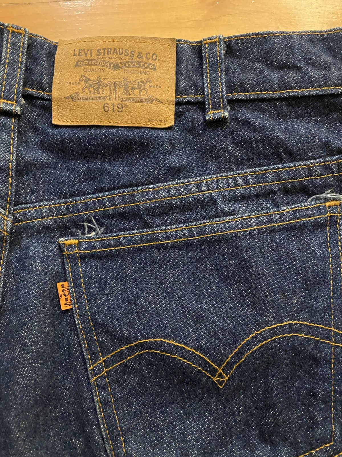 Levi's Vintage Clothing Vintage orange tab levis Size US 33 - 5 Thumbnail