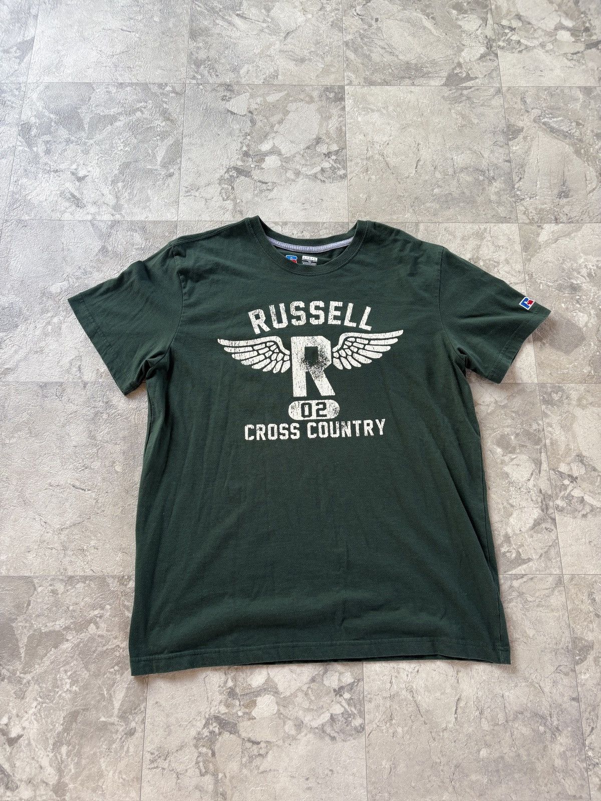 Russell Athletic Russel Athletic Green Tee Size US L / EU 52-54 / 3 - 2 Thumbnail