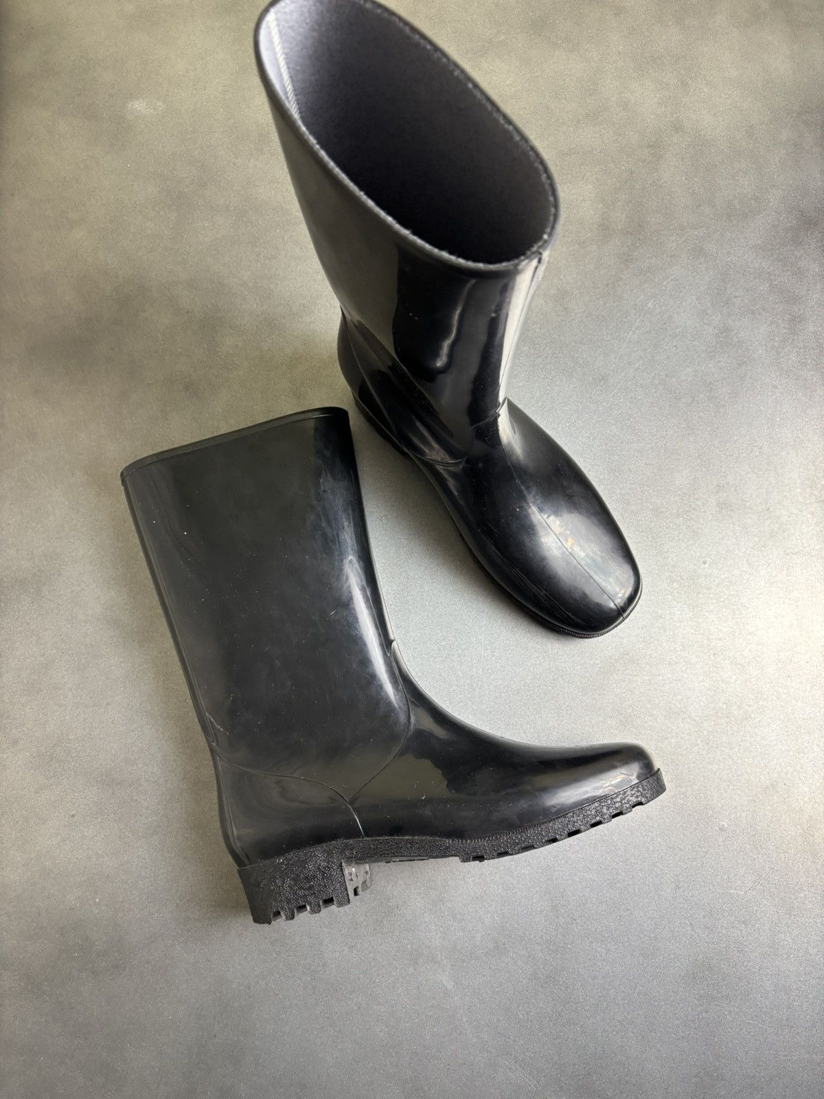 Designer × Hunter × Vintage Vintage Jelly Boots Made in France Clear Rain Boots Garden 8 Size US 8 / IT 38 - 22 Thumbnail