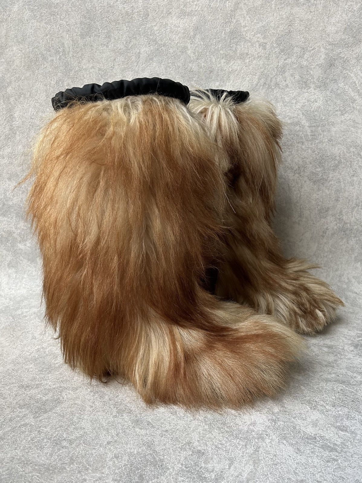 Saba Vintage Y2K Goat Fur Yeti Winter Boots Rick Owens Style Size US 7 / IT 37 - 1 Thumbnail