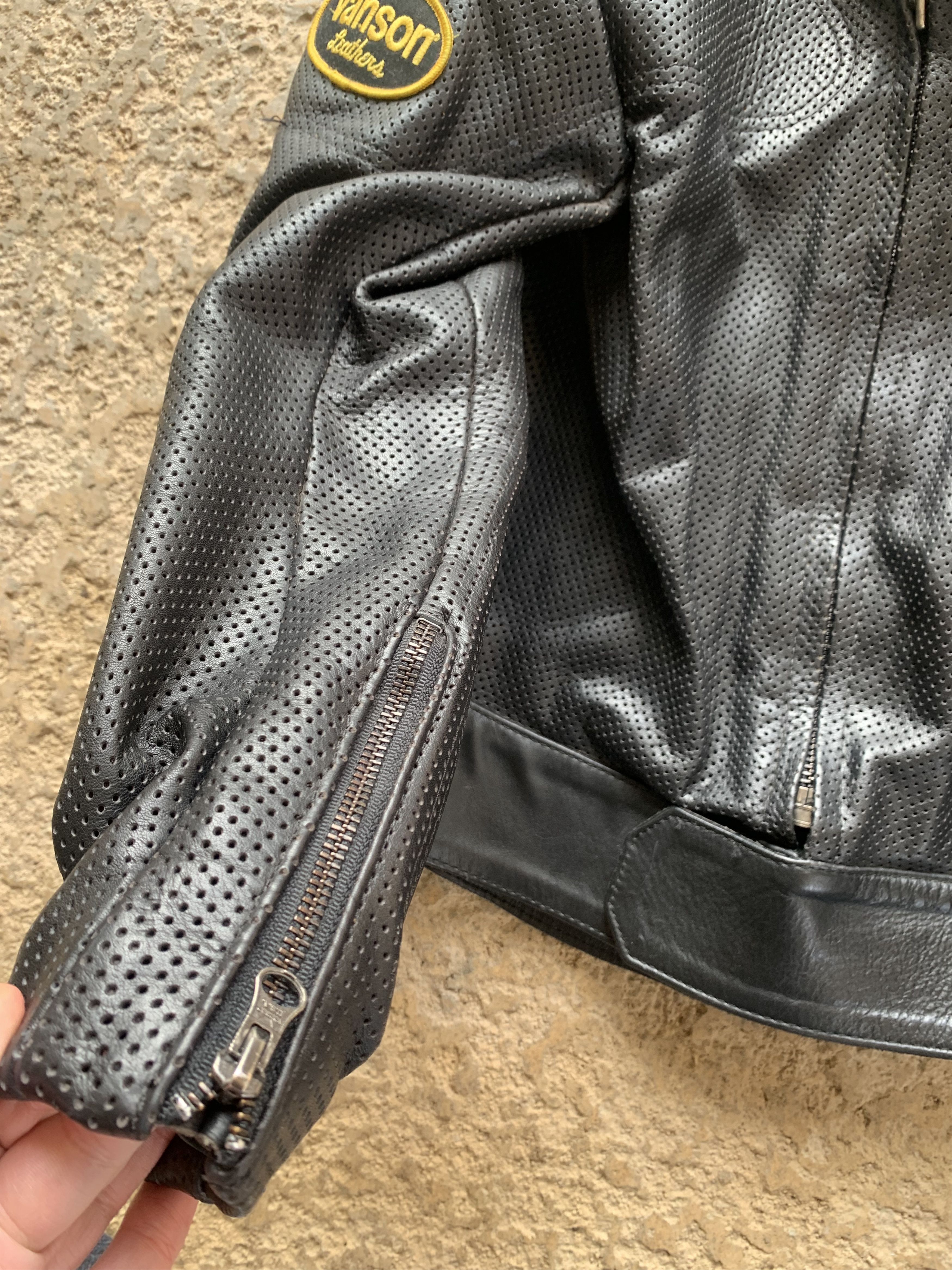 Vanson Leathers RARE Vintage Vanson Leather Motorcycle Biker Jacket USA-Made Size US M / EU 48-50 / 2 - 5 Thumbnail