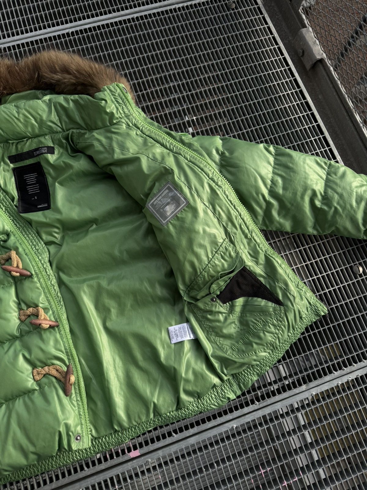 Bomboogie Streetwear Bomboogie Down Fur Y2K Wooden Lockers Jacket Size US S / EU 44-46 / 1 - 9 Thumbnail