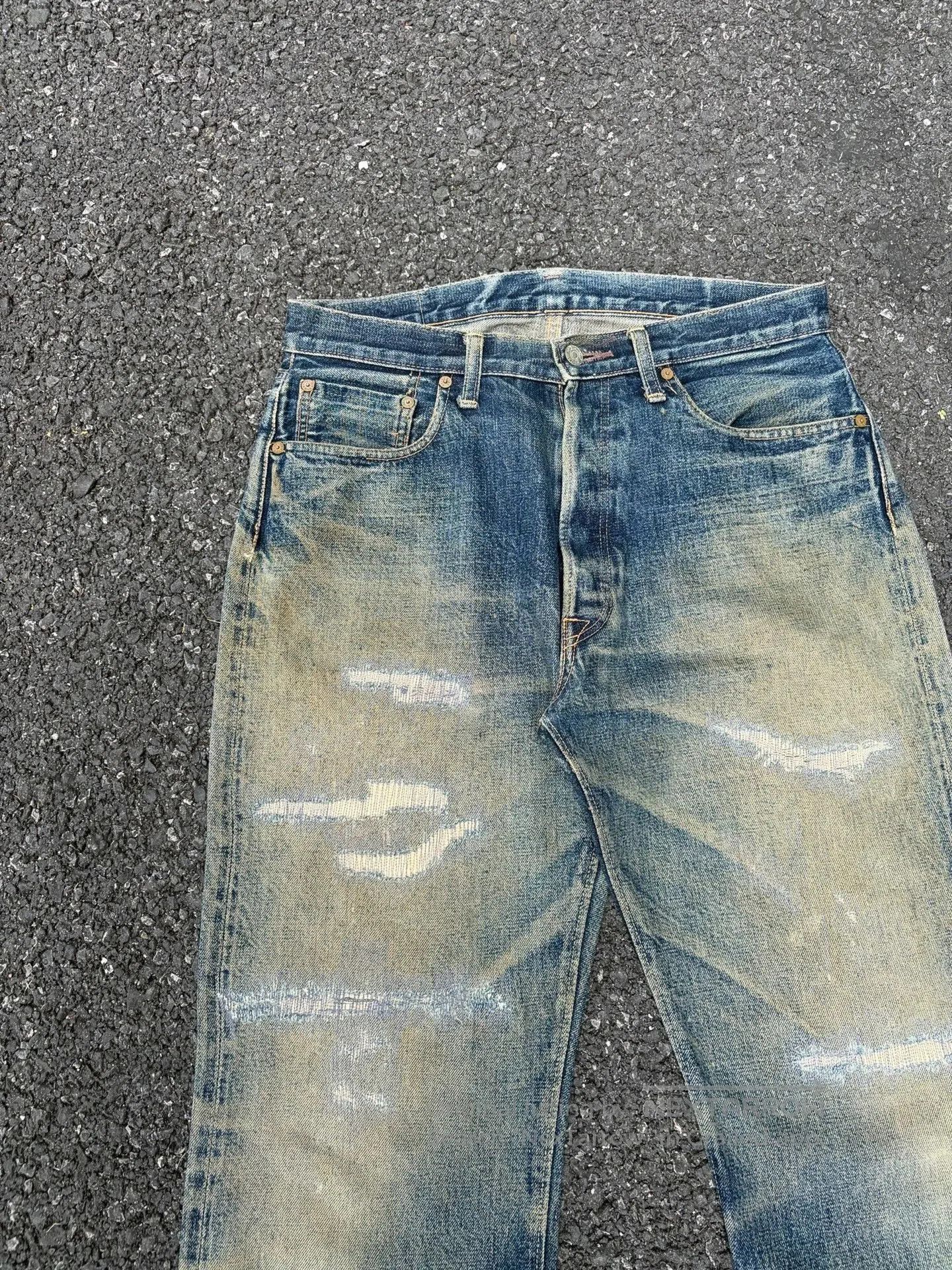 Vintage Vintage 90s Denim Jeans. Size US 33 - 3 Thumbnail