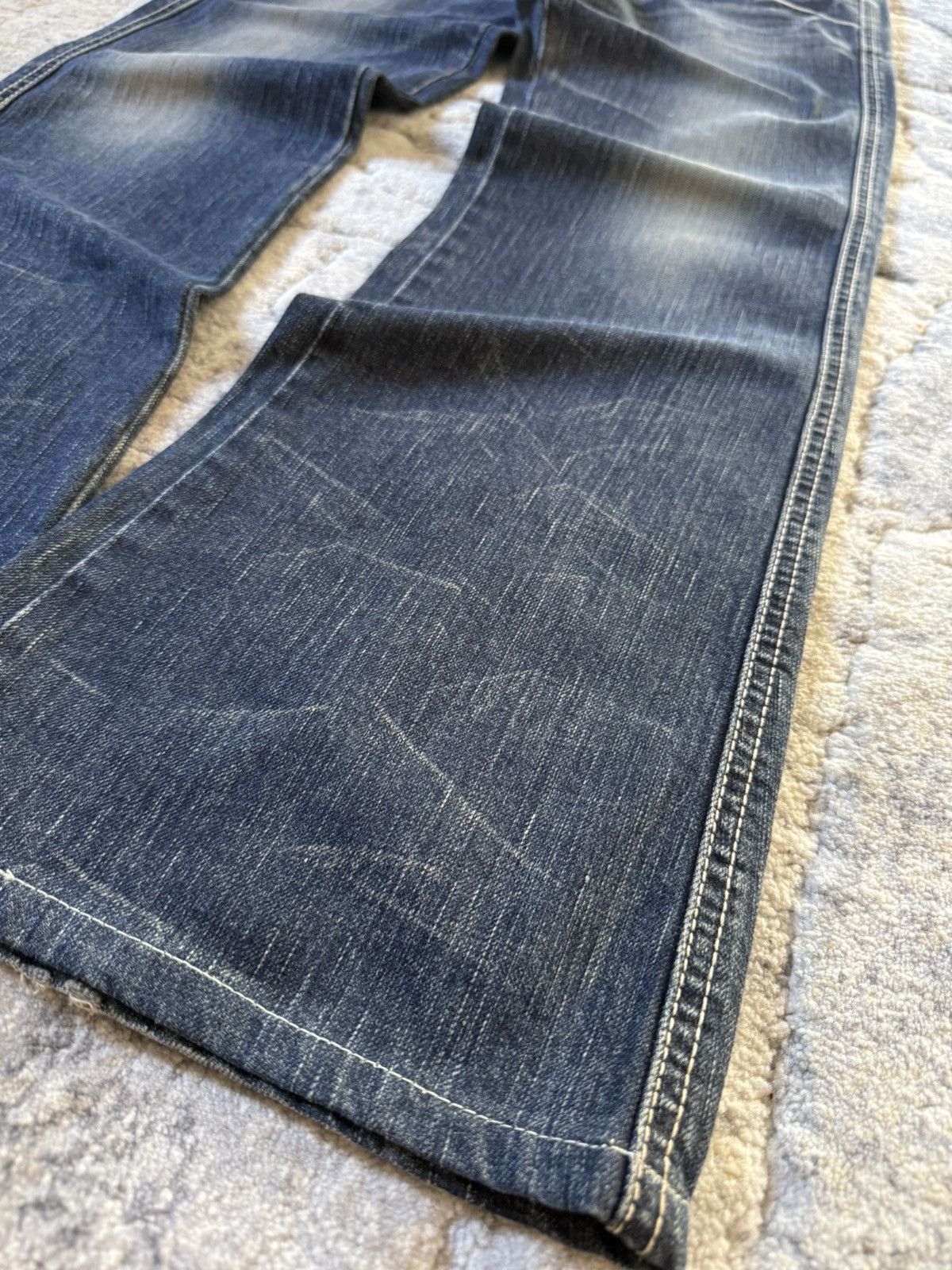 Le Grande Bleu (L.G.B.) Edwin 503 Japan Edition Flared Buckle Back Flared Jeans Size US 28 / EU 44 - 9 Thumbnail
