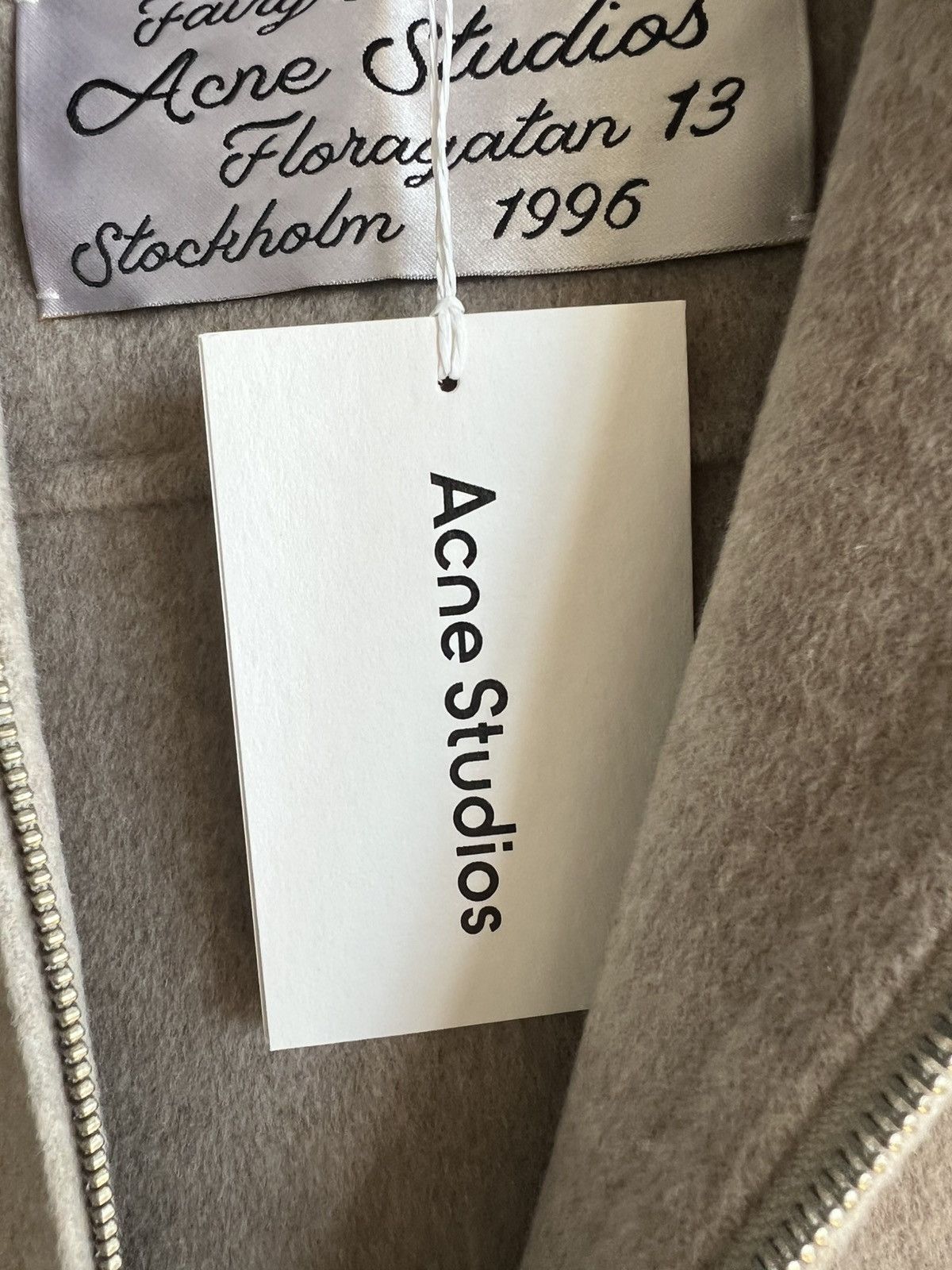 Acne Studios New Fall 25 Doveria Double-Faced Wool Cashmere Hooded Jacket Size US L / EU 52-54 / 3 - 7 Thumbnail