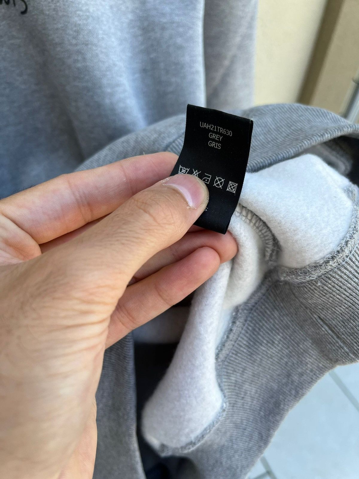 Vetements Written Logo Hoodie in Grey Size US XL / EU 56 / 4 - 16 Thumbnail
