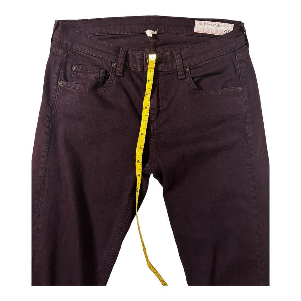 Rag & Bone rag & bone l The Dre Wine Skinny Jeans Size 26 Size 26" / US 2 / IT 38 - 6 Thumbnail