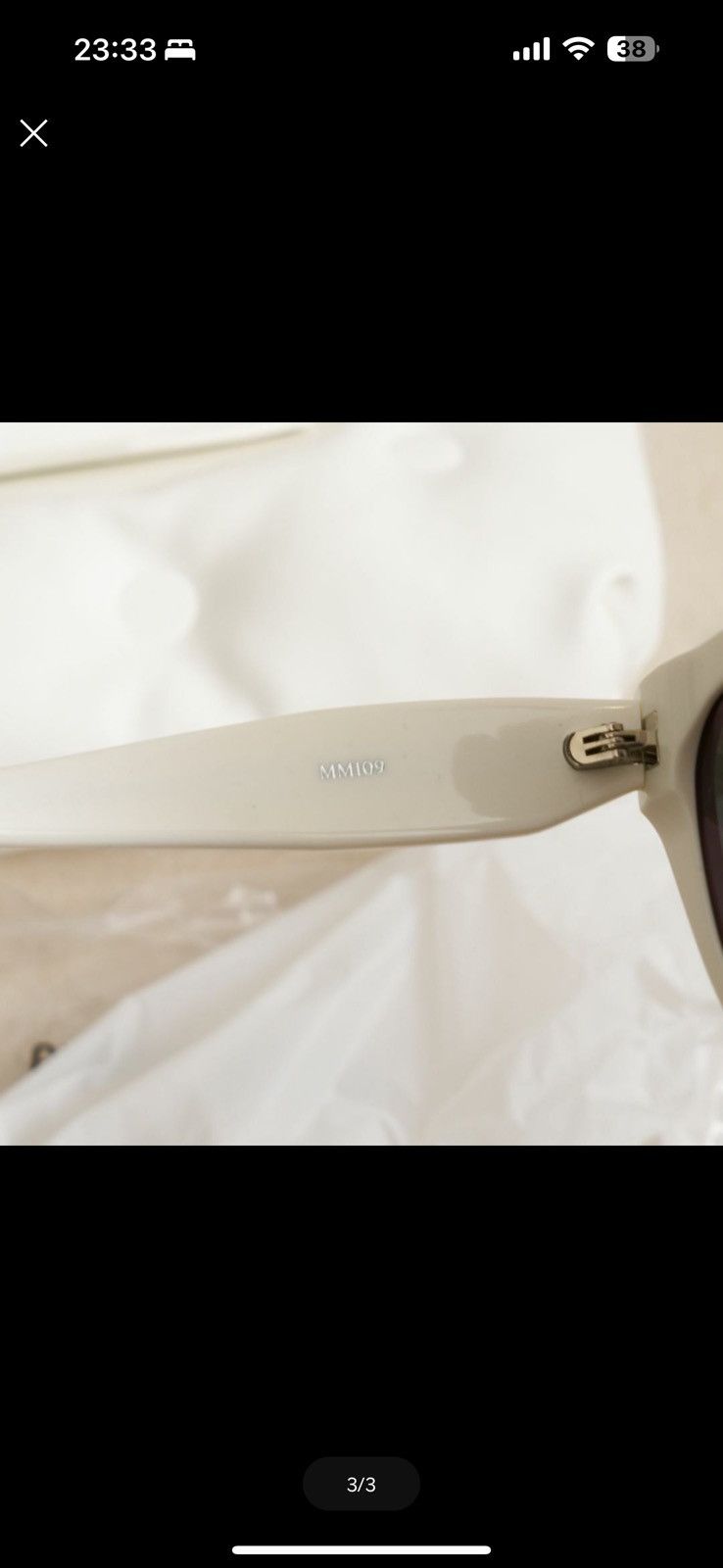 Gentle Monster × Maison Margiela Maison Margiela Gentle monster MM109 sunglasses white Size ONE SIZE - 3 Thumbnail