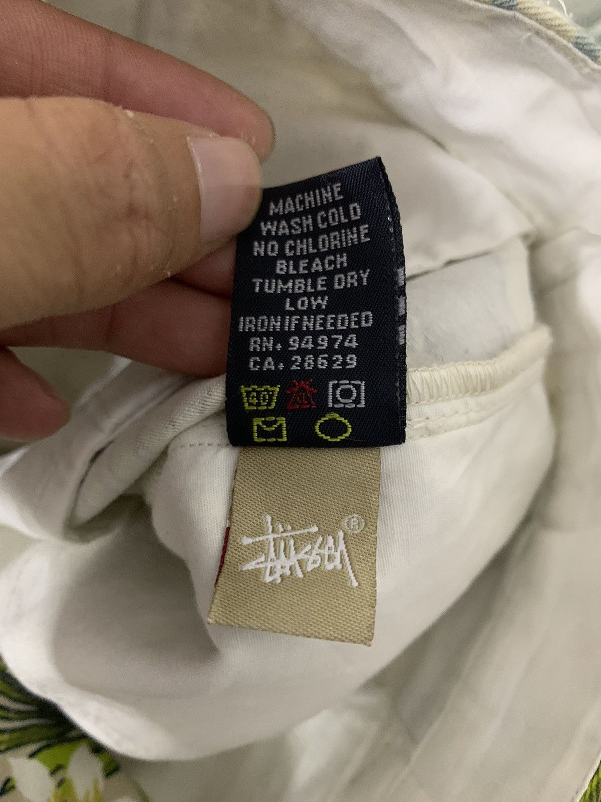 Stussy × Vintage Stussy Floral Casual Short Pants Size US 30 / EU 46 - 7 Thumbnail