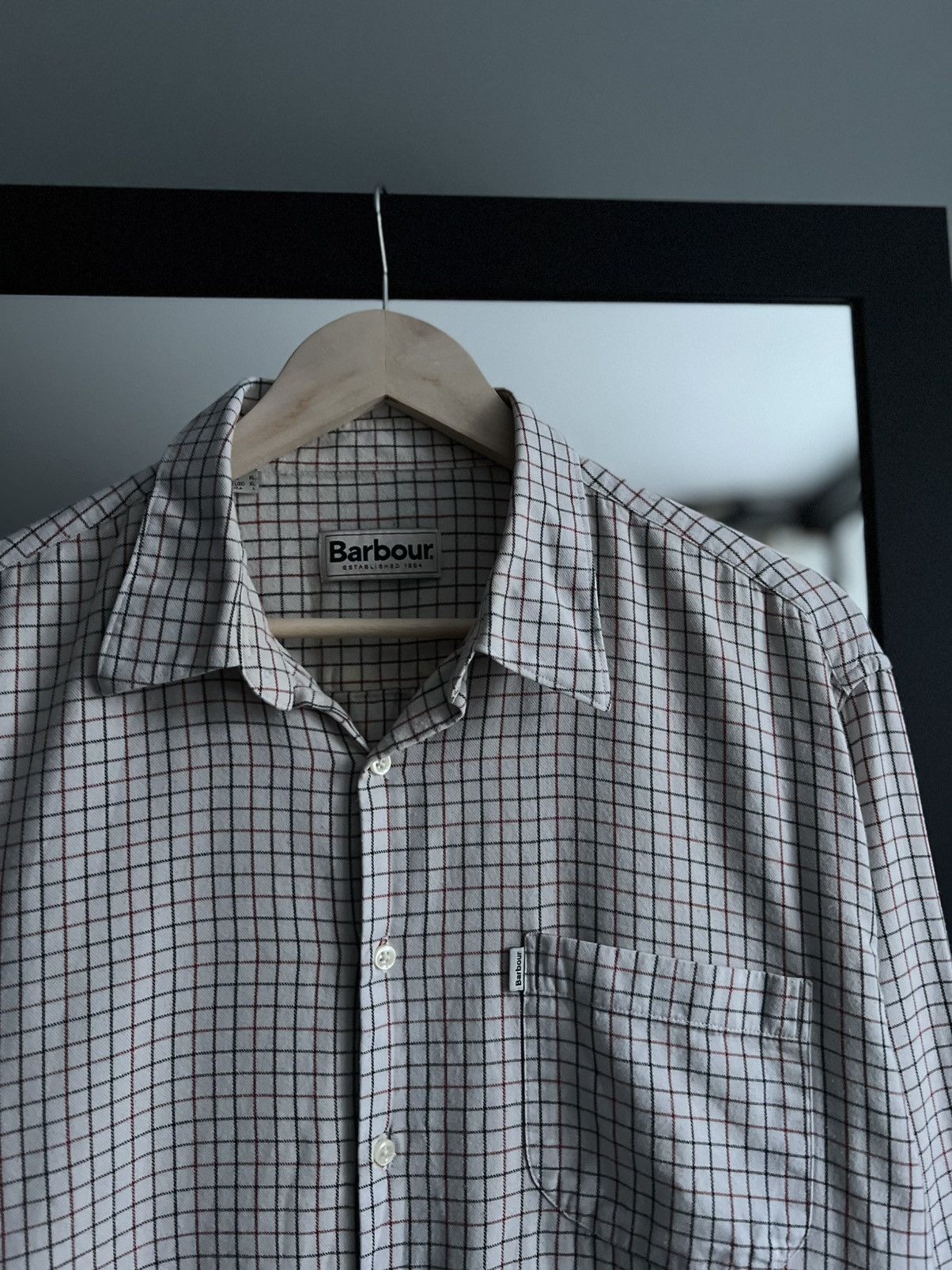 Barbour Vintage Barbour Checked Shirt Size US XL / EU 56 / 4 - 3 Thumbnail