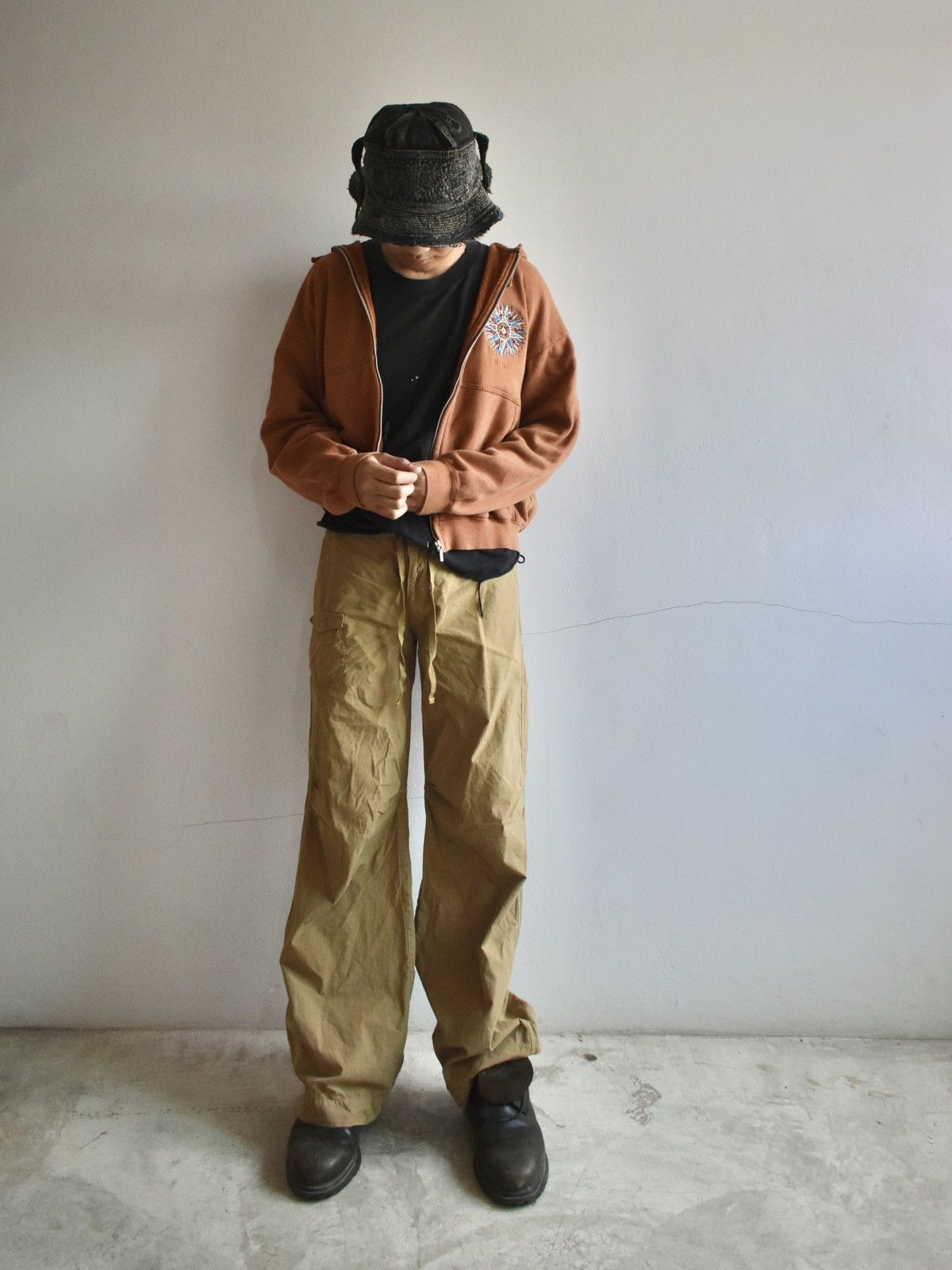 45rpm × Vintage 45rpm Ripstop Flared Pants Size US 30 / EU 46 - 1 Thumbnail