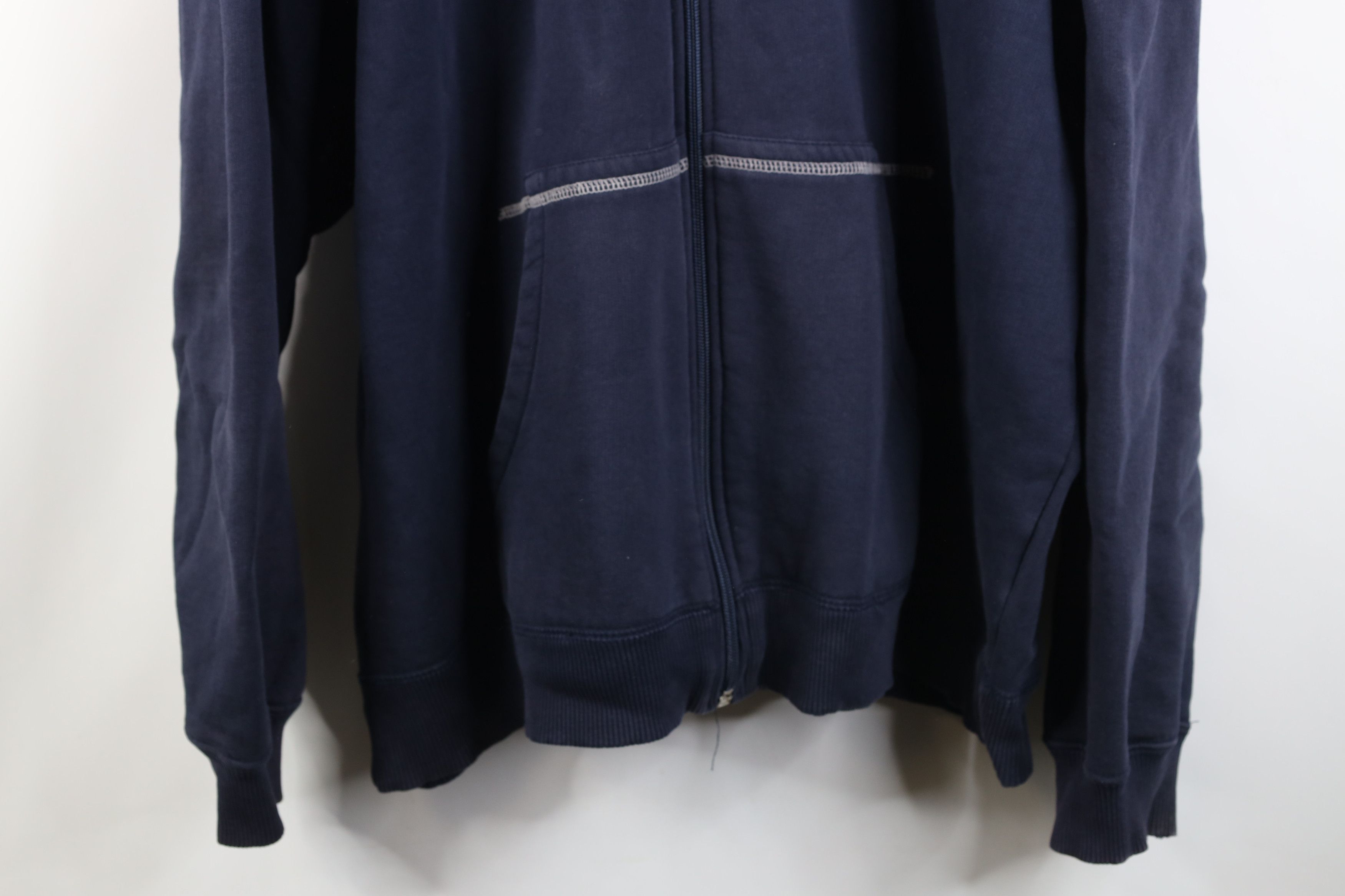Tommy Hilfiger Vintage Y2K Tommy Hilfiger Spell Out Heavy Full Zip Hoodie Size US XXL / EU 58 / 5 - 3 Thumbnail