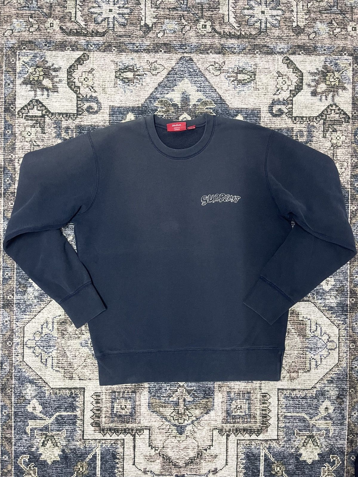 Supreme 🔥HOT🔥SS15 SUPREME DANIEL JOHNSTON CREWNECK VERY RARE Size US M / EU 48-50 / 2 - 2 Thumbnail
