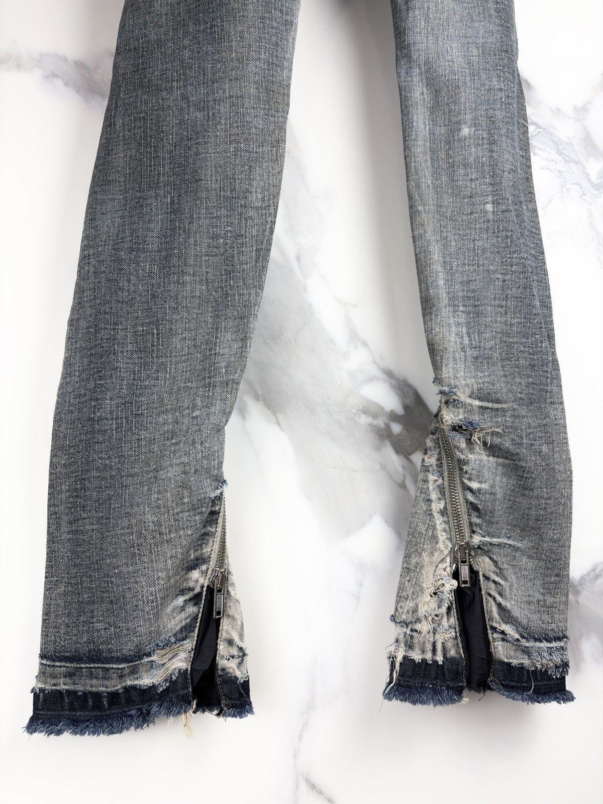 Rick Owens FW08 Rick Owens Banana Cut Spiral Denim Jeans Dust Acid Size US 30 / EU 46 - 7 Thumbnail