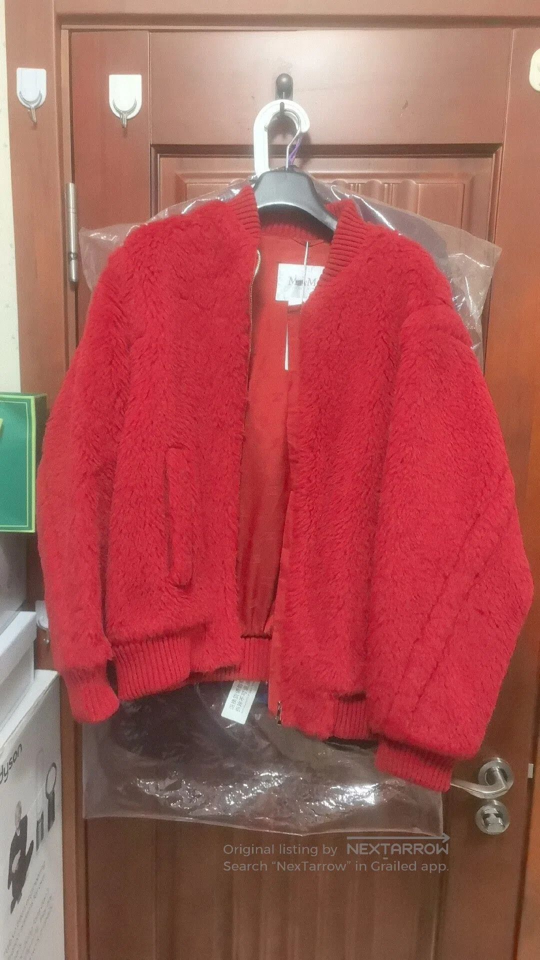 Other maxmara red teddy bear short coat. Size US S / EU 44-46 / 1 - 3 Thumbnail