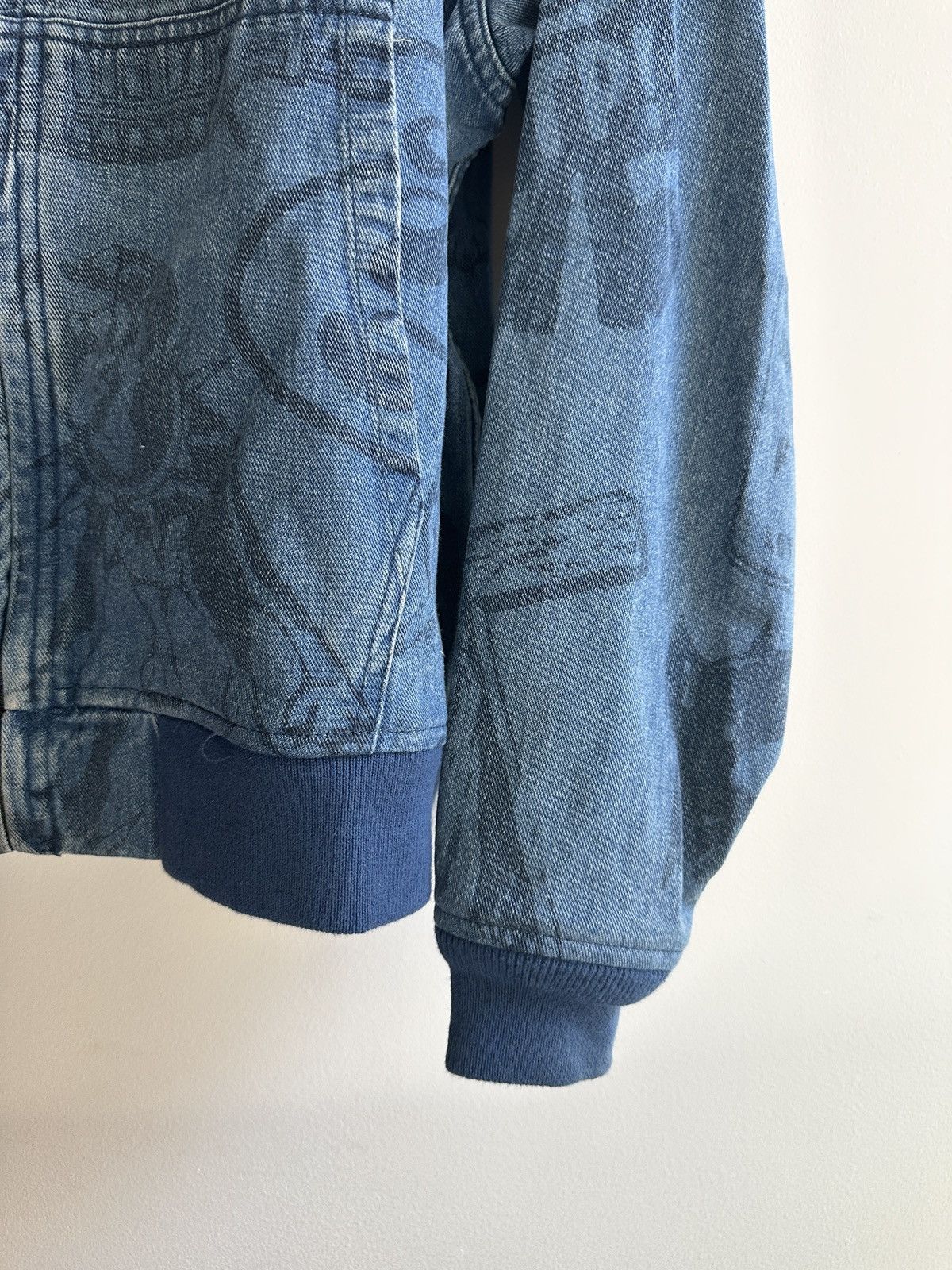 Fuck The Population FTP PSYCHO DENIM JACKET BLUE DENIM LARGE Size US L / EU 52-54 / 3 - 4 Thumbnail