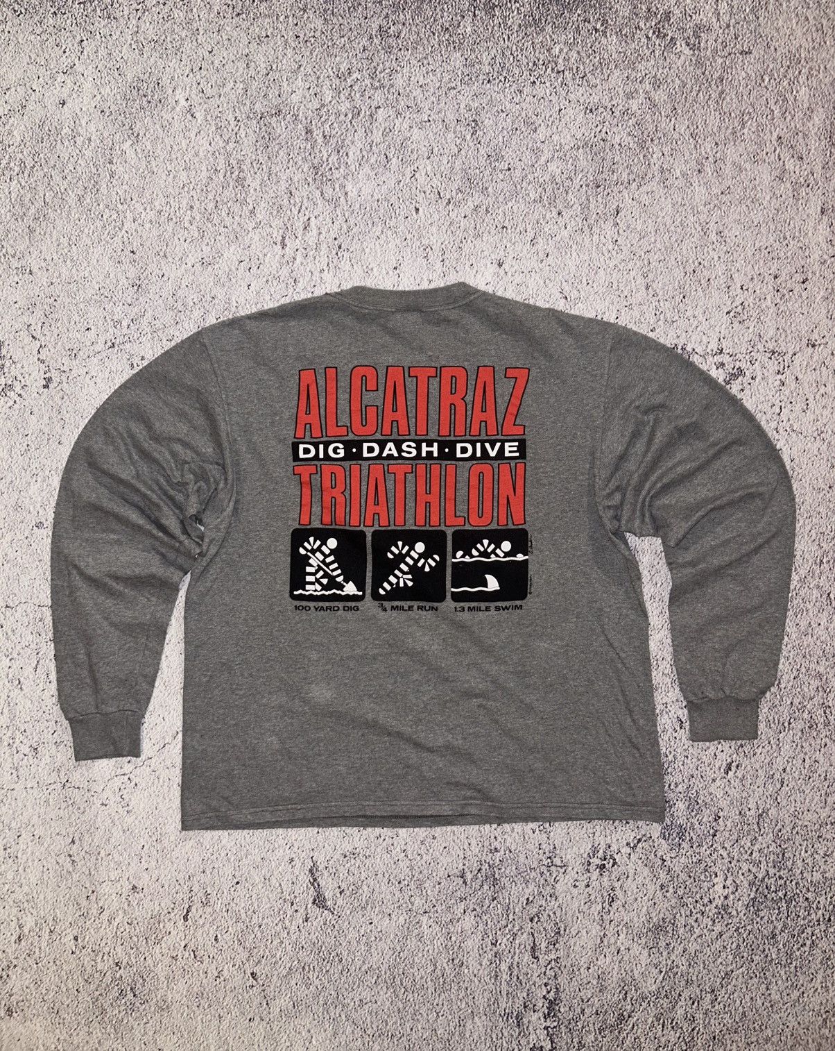 Other Crazy Shirt Alcatraz San Francisco Humor Triathlon Vintage Size US S / EU 44-46 / 1 - 9 Thumbnail