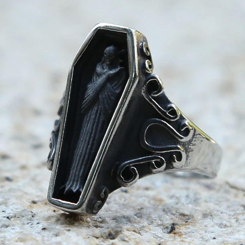 Vintage Unique Zombie Vampire Skull Size ONE SIZE - 2 Thumbnail