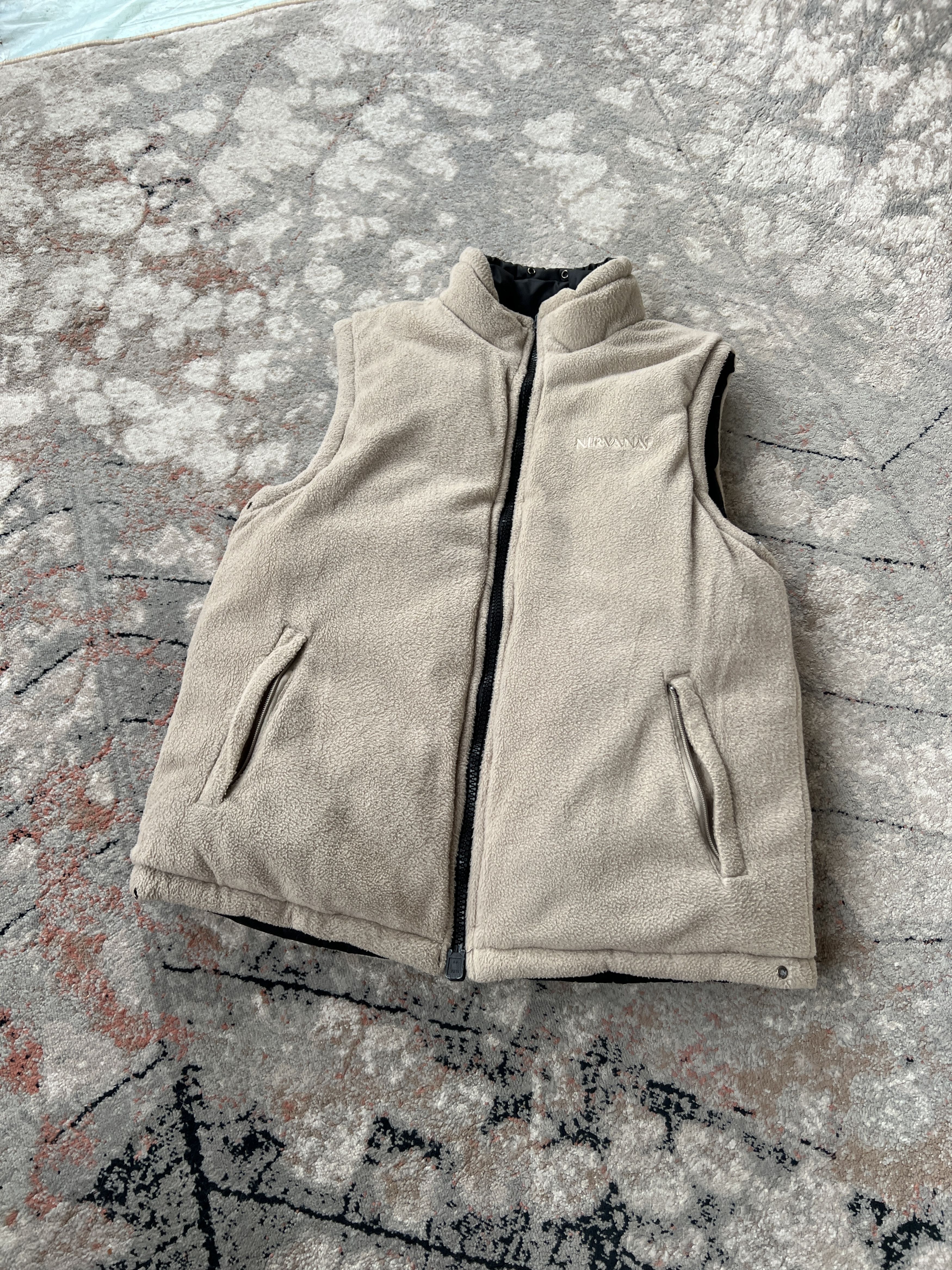 Nirvana NIRVANA Kurt Cobain Reversible Vintage Vest Size US S / EU 44-46 / 1 - 10 Thumbnail
