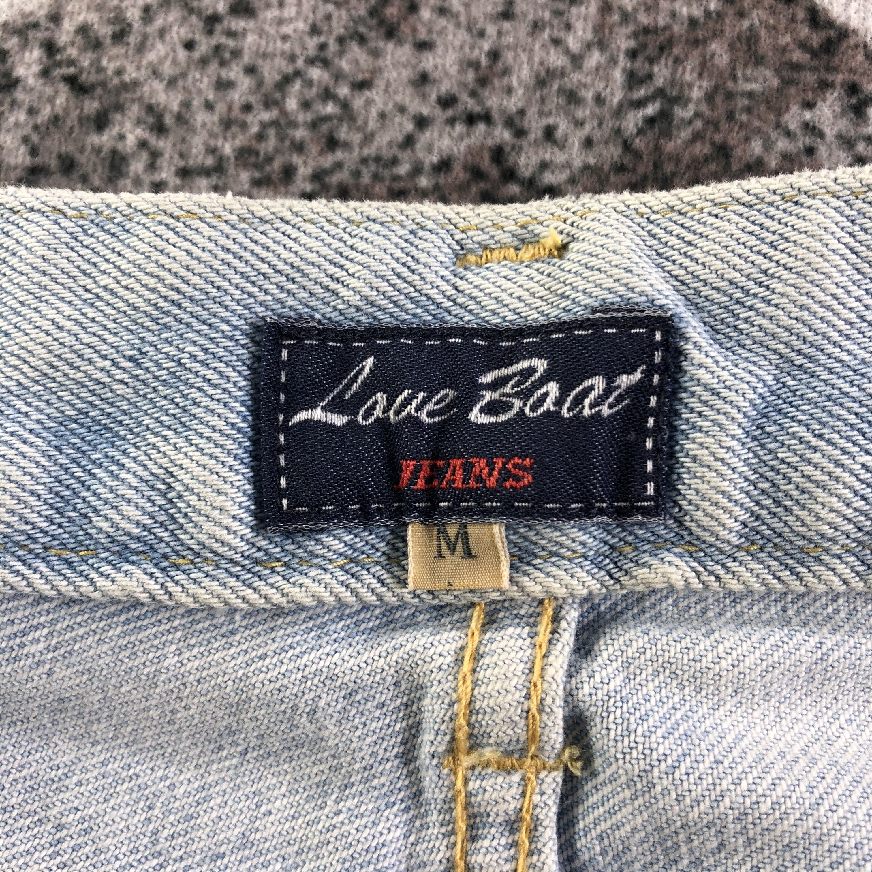 Japanese Brand Vintage Love Boat Jeans Flare Denim KJ2399 Size 27" / US 4 / IT 40 - 9 Thumbnail