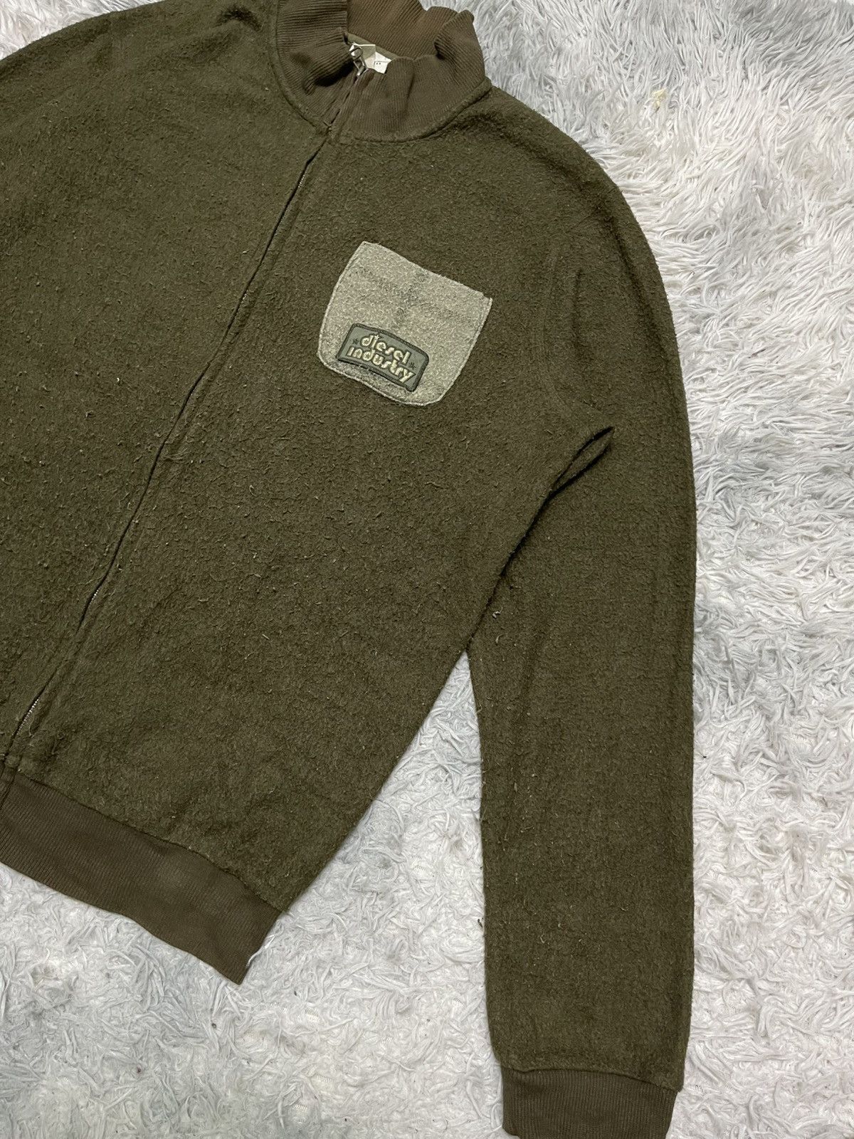 Diesel × Japanese Brand 2000s DIESEL ZIP UP POCKET JACKET FLEECE Size US L / EU 52-54 / 3 - 3 Thumbnail