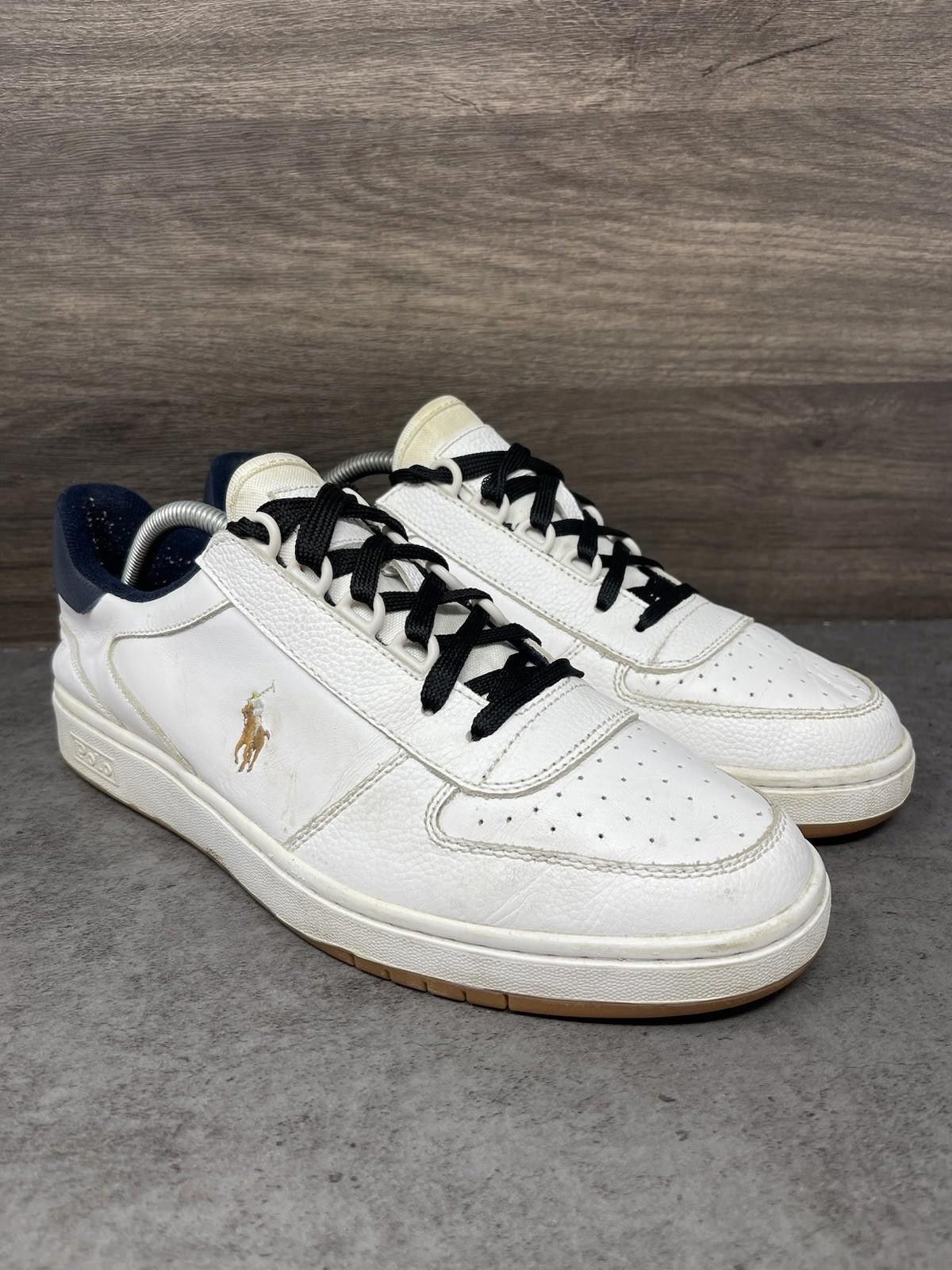 Polo Ralph Lauren Polo Ralph Lauren Court Leather Sneakers Mens Size 10 Size US 10 / EU 43 - 4 Thumbnail