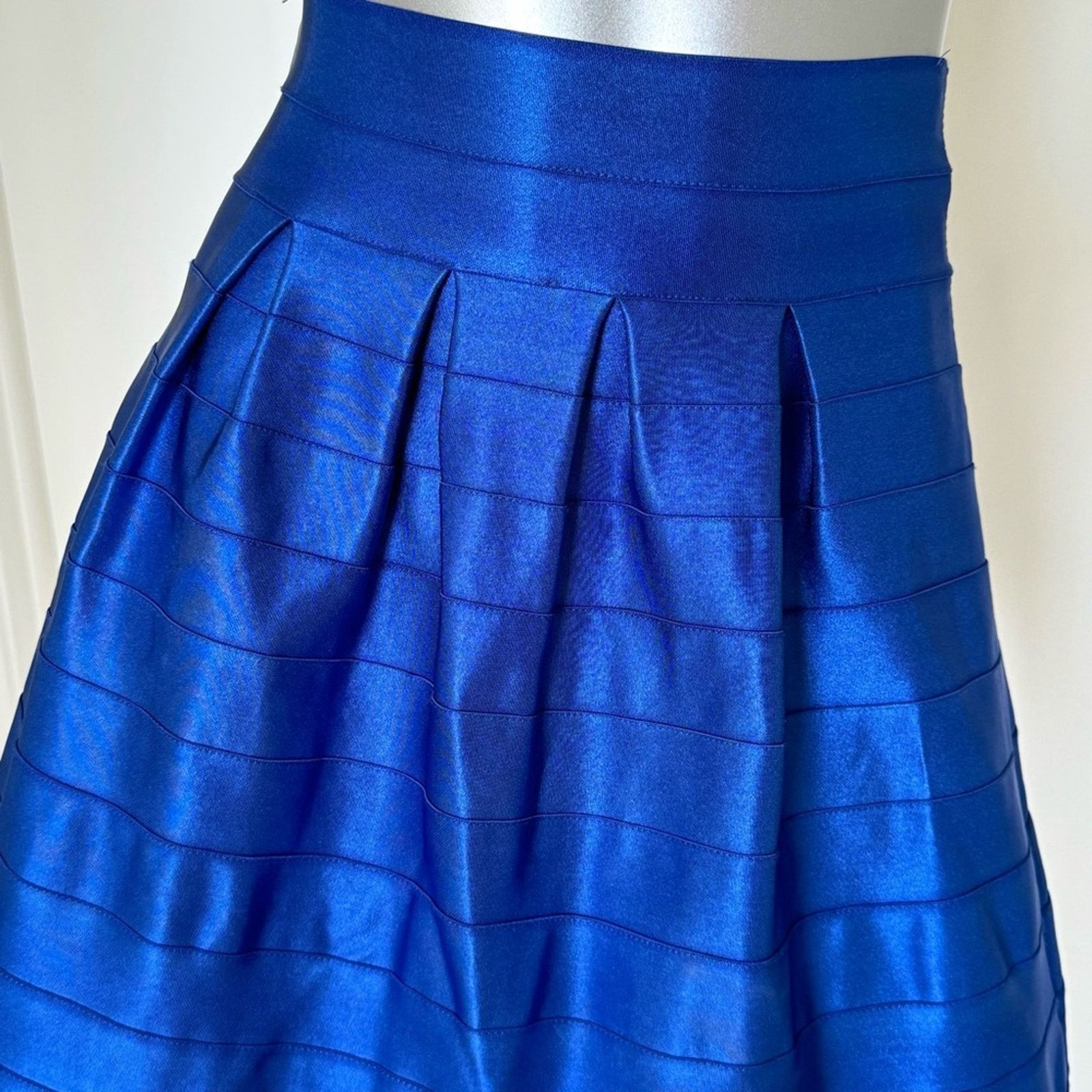 WOW Couture WOW COUTURE Blue Skirt, Size S Size 26" / US 2 / IT 38 - 5 Thumbnail