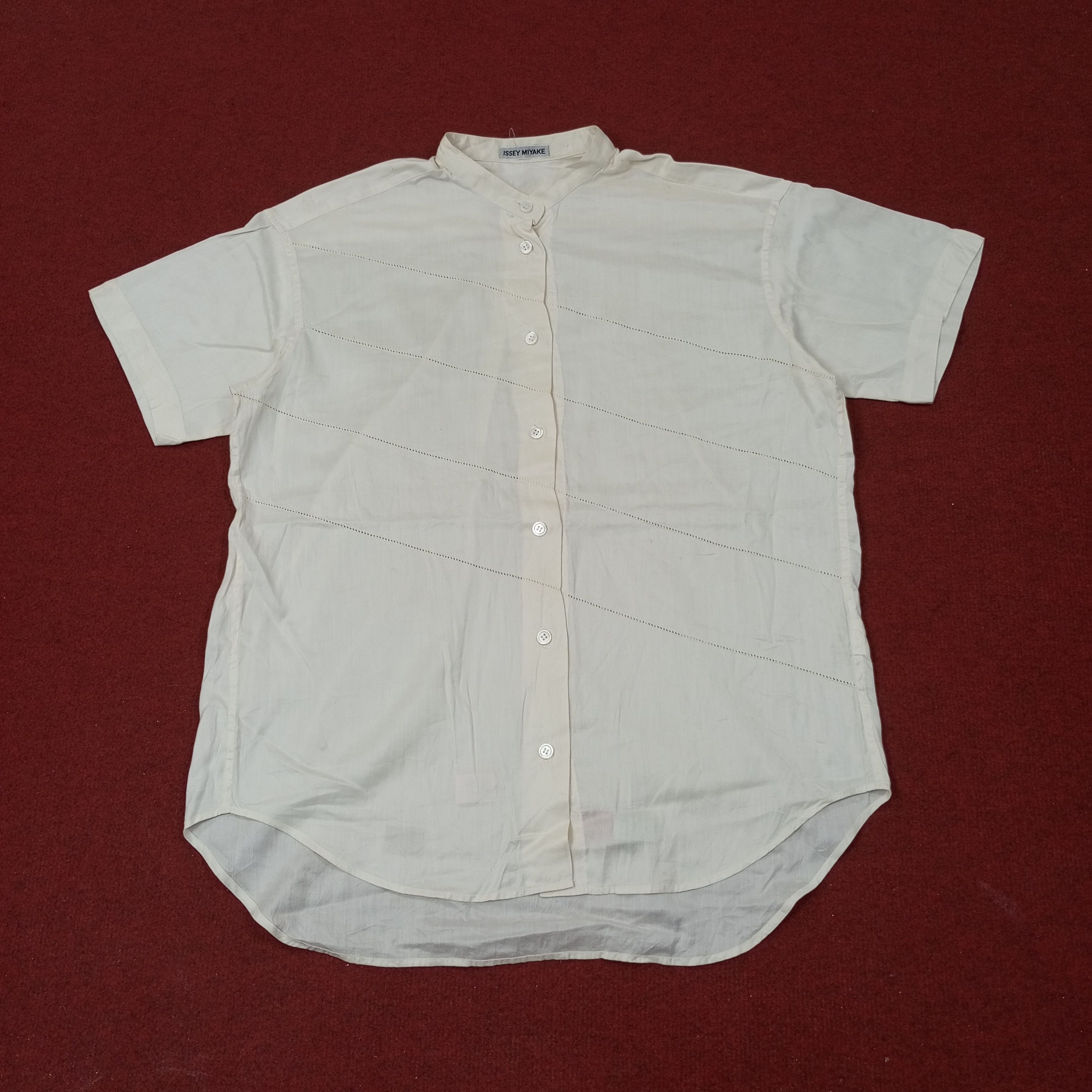 Issey Miyake Issey Miyake Japanese Designer Shirt c223n53 Size US M / EU 48-50 / 2 - 1 Thumbnail