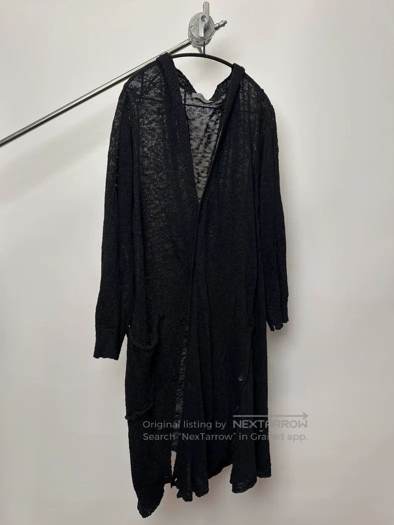 Yohji Yamamoto YOHJI YAMAMOTO Cloak V-neck diagonal button knit sweater Size US L / EU 52-54 / 3 - 1 Thumbnail