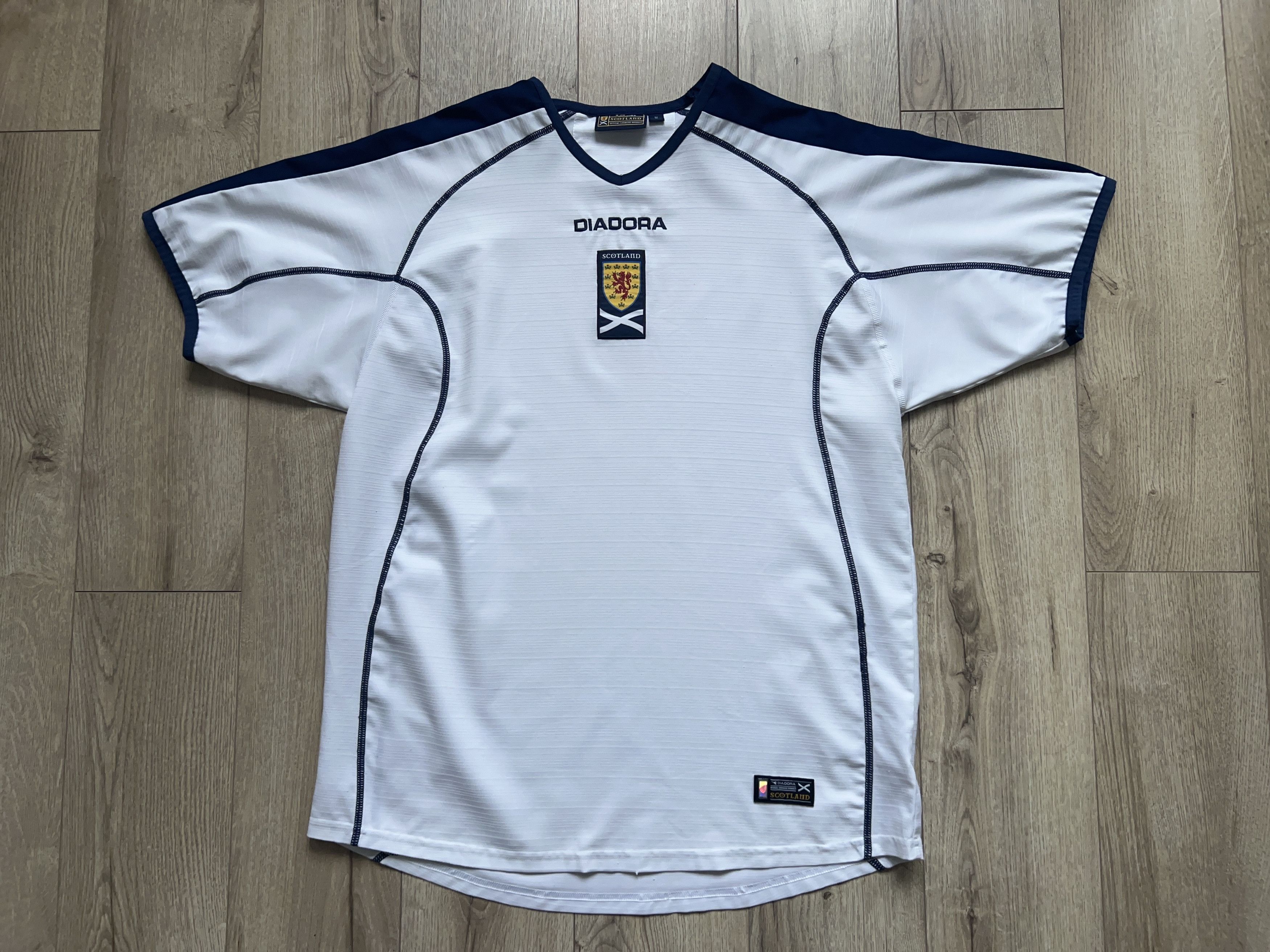 Vintage Diadora Scotland 2003 2004 Away Football Soccer Shirt Size US M / EU 48-50 / 2 - 1 Thumbnail