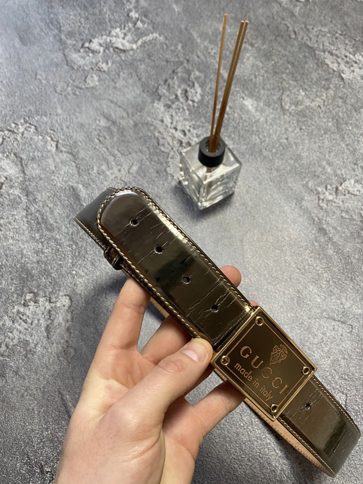 Gucci Gucci belt leather vintage 2000x Size ONE SIZE - 3 Thumbnail