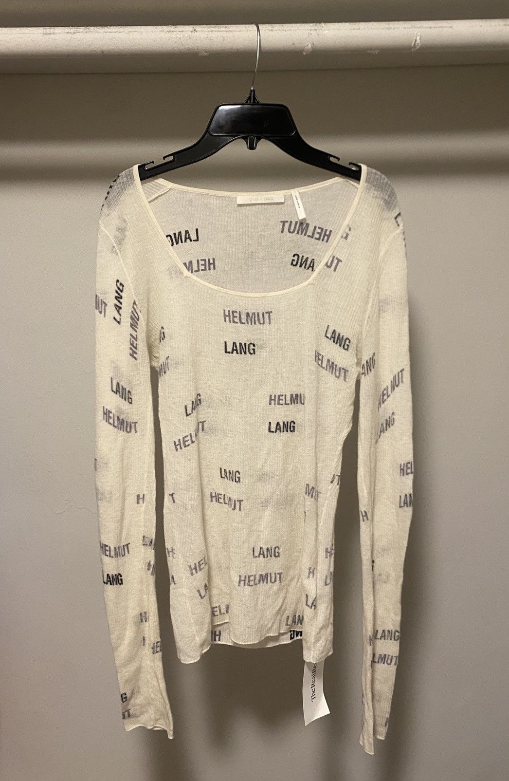 Helmut Lang Helmut Lang Ribbed Wool Long Sleeve Size M / US 6-8 / IT 42-44 - 1 Thumbnail