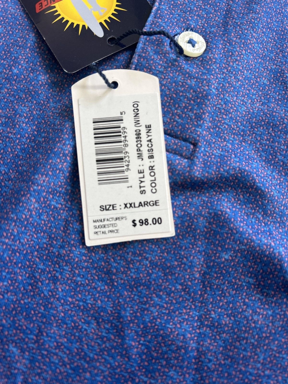 johnnie-O Johnnie-O Prep-Formance Polo Shirt – Biscayne Blue – XXL Size US XXL / EU 58 / 5 - 3 Thumbnail