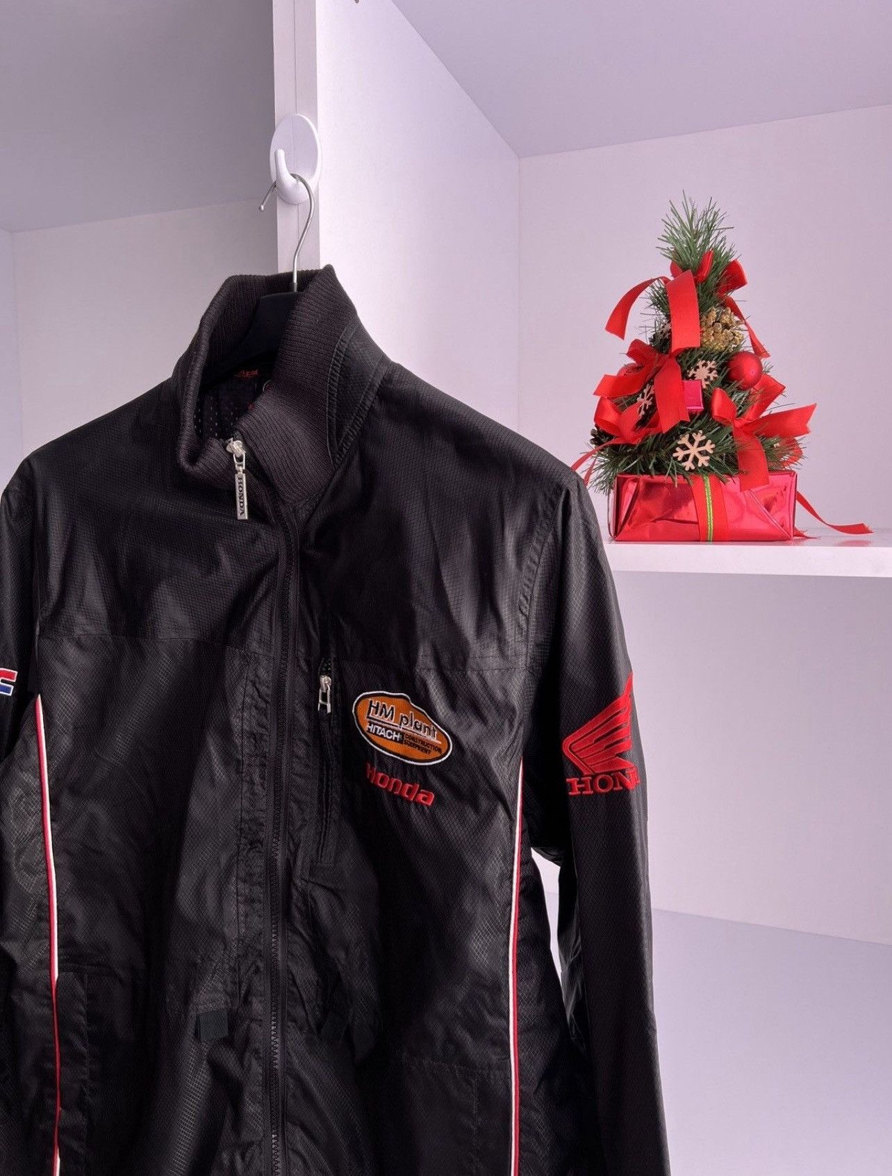 Honda Vintage Honda Motorsport Racing Team Windbreaker Jacket Size US M / EU 48-50 / 2 - 3 Thumbnail