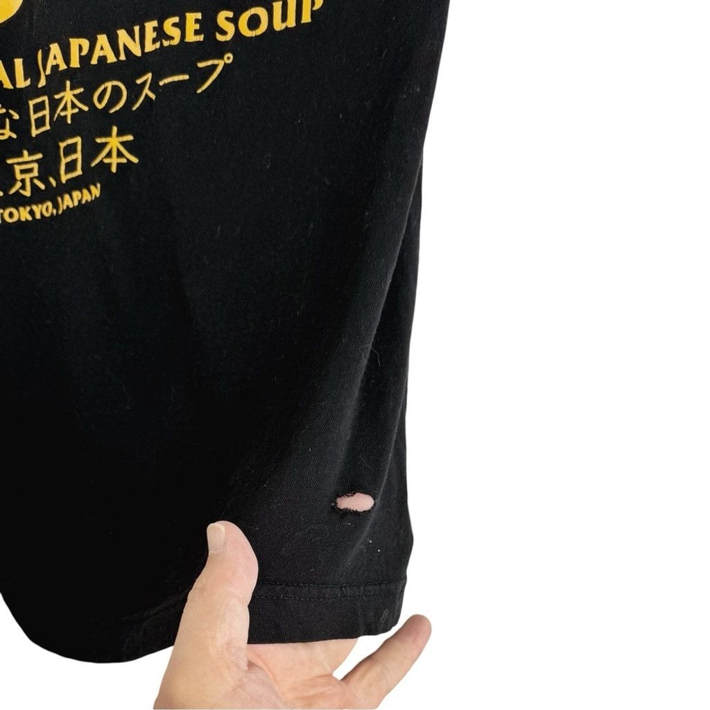 Other LCM INTERNATIONAL Women Black I Love Ramen Graphic T-Shirt S Size S / US 4 / IT 40 - 6 Thumbnail