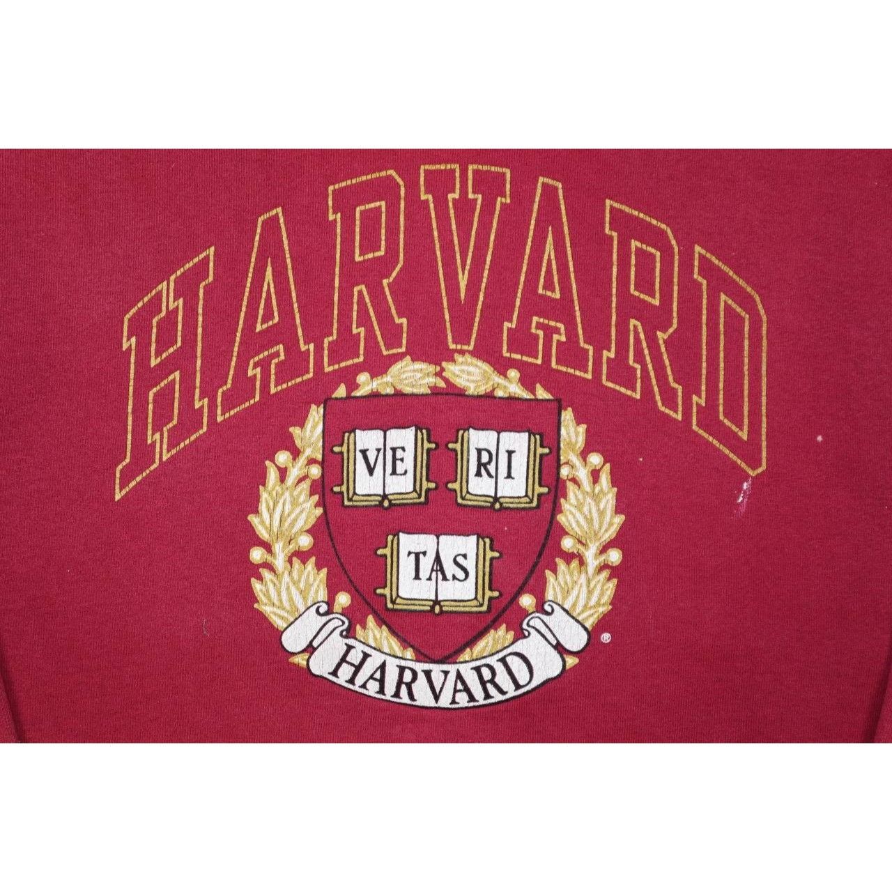 Fruit Of The Loom Vintage 90s Harvard University Crewneck Sweatshirt Men’s L Size US L / EU 52-54 / 3 - 3 Thumbnail