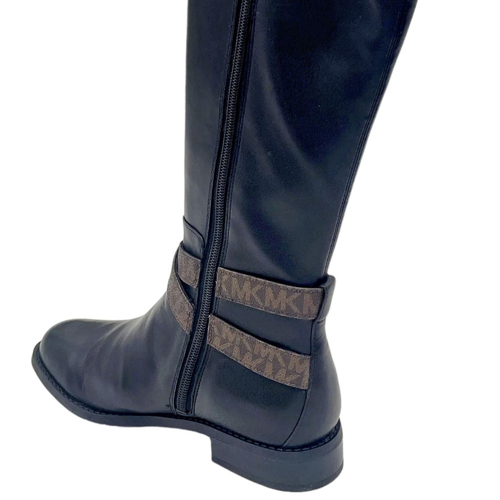 Michael Kors Michael Kors Women's Rory Leather and Logo Boot Size US 6 / IT 36 - 4 Thumbnail