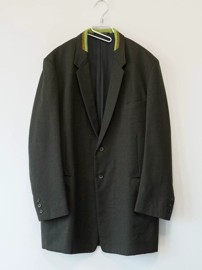 Yohji Yamamoto Yohji Yamamoto 95AW Woven Collar Jacket 2503-Nextarrow Size US M / EU 48-50 / 2 - 1 Thumbnail
