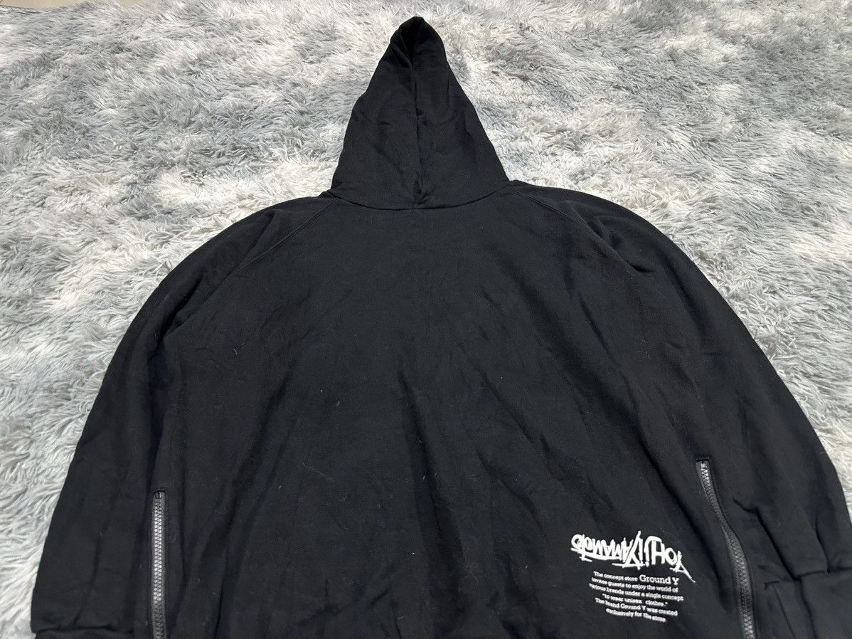 Ground Y 🔥Yohji Yamamoto Ground Y Side Zipper Hoodie Size US XL / EU 56 / 4 - 3 Thumbnail