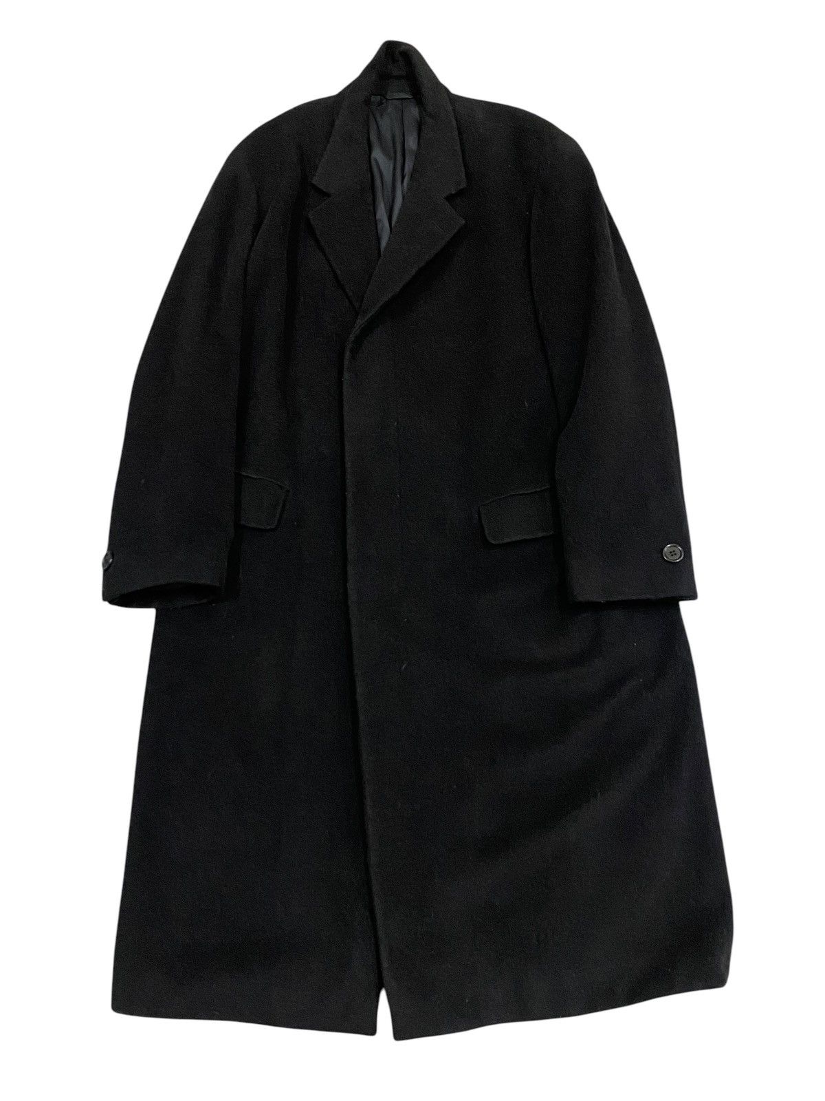 Yohji Yamamoto Vintage A.A.R Yohji Yamamoto Wool Overcoat - Made in Japan Size US M / EU 48-50 / 2 - 1 Thumbnail
