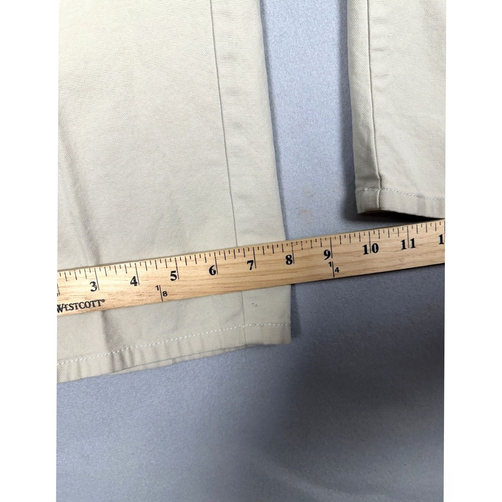 Peter Millar Peter Millar Mens 38 Khaki Beige Cotton Stretch 5-Pocket Canvas Straight Pants Size US 38 / EU 54 - 7 Thumbnail