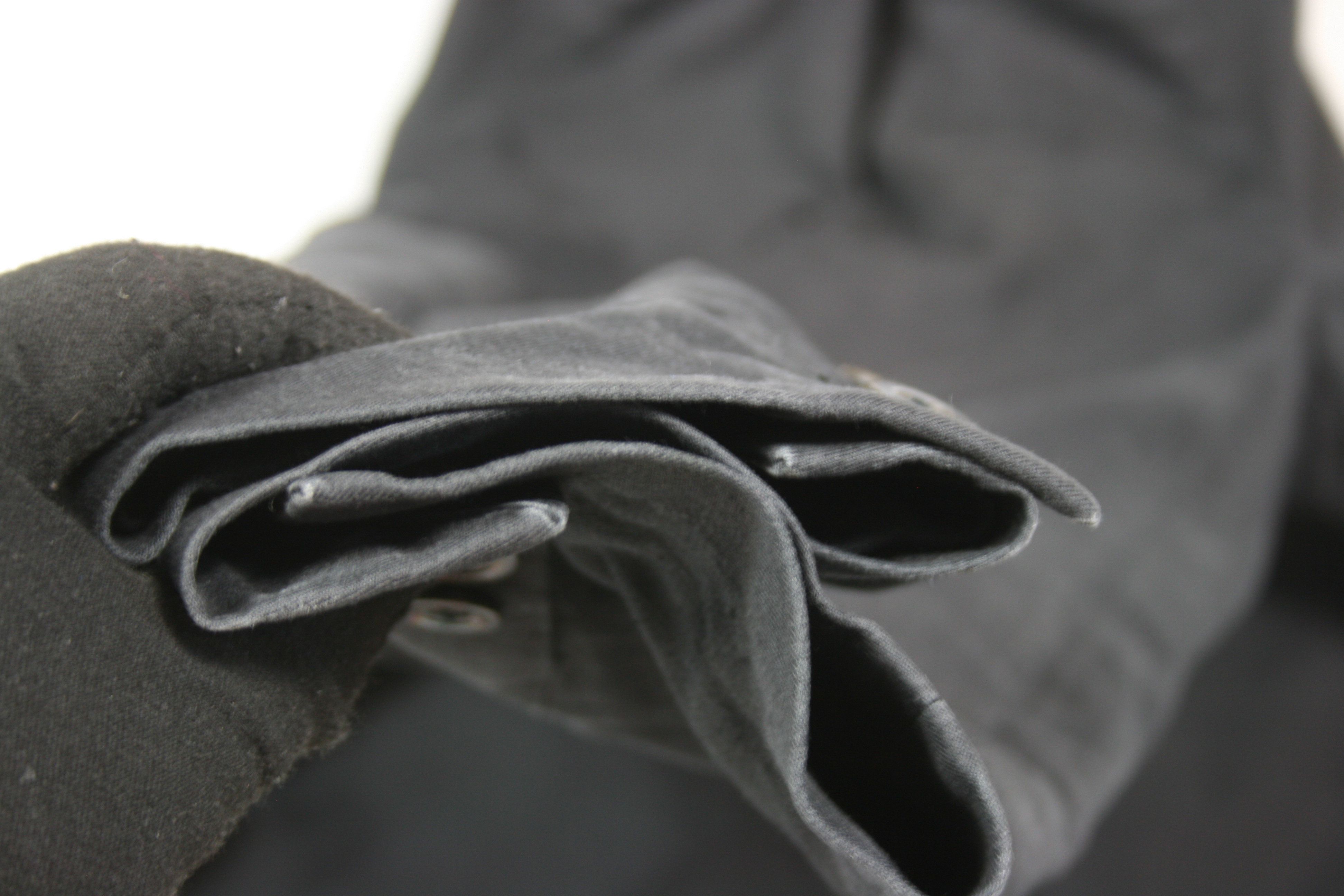 Dries Van Noten 00S Cotton Paper Garment Dyed D-B Oversize Blazer Vintage Size XS / US 0-2 / IT 36-38 - 14 Thumbnail