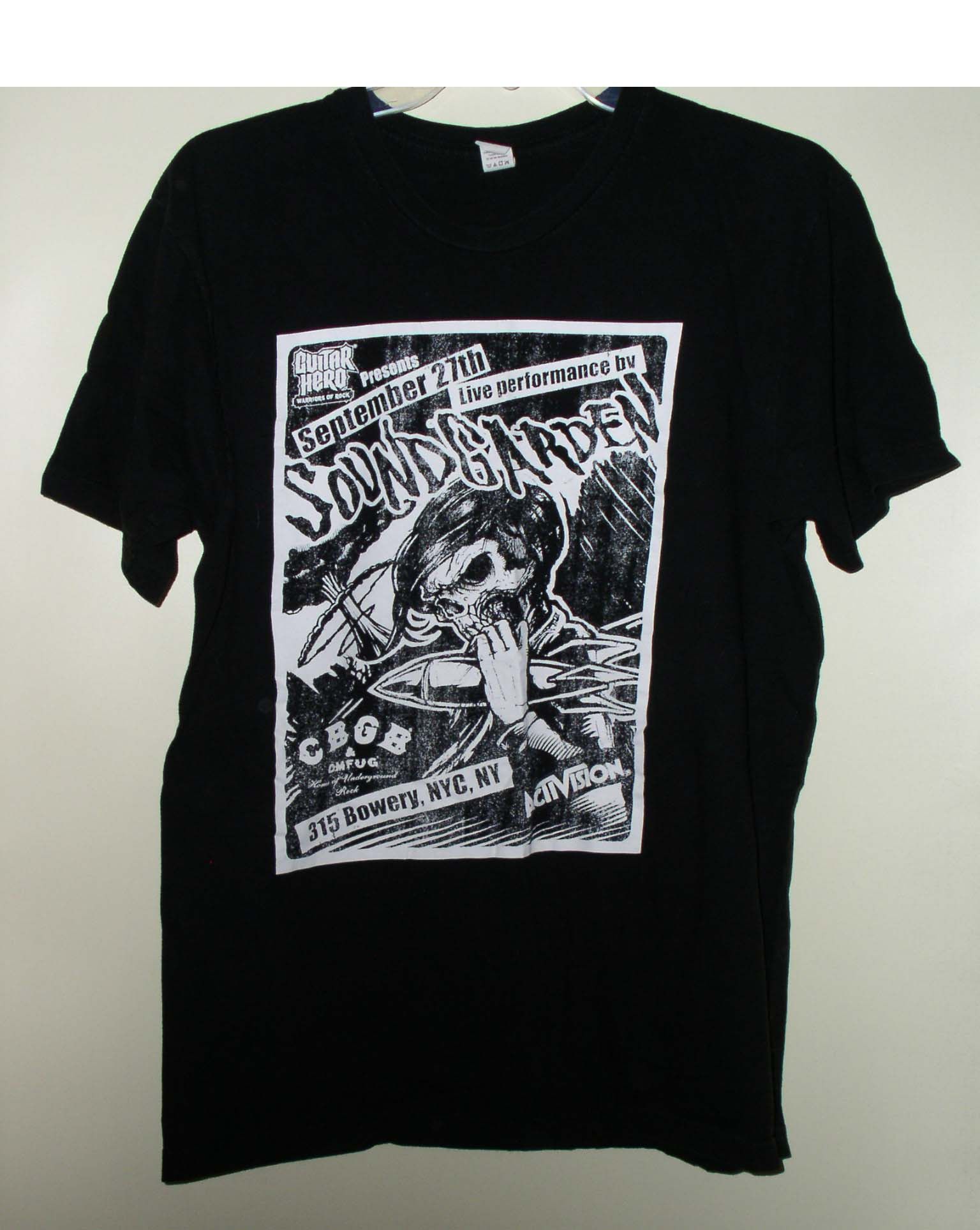 Rock Band × Rock T Shirt × Very Rare Soundgarden Concert Shirt 